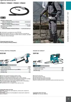 Makita catalog - Mașini Profesionale  – valabil de la 08.01.2025 | Pagină: 99 | Produse: Recipiente, Rucsac