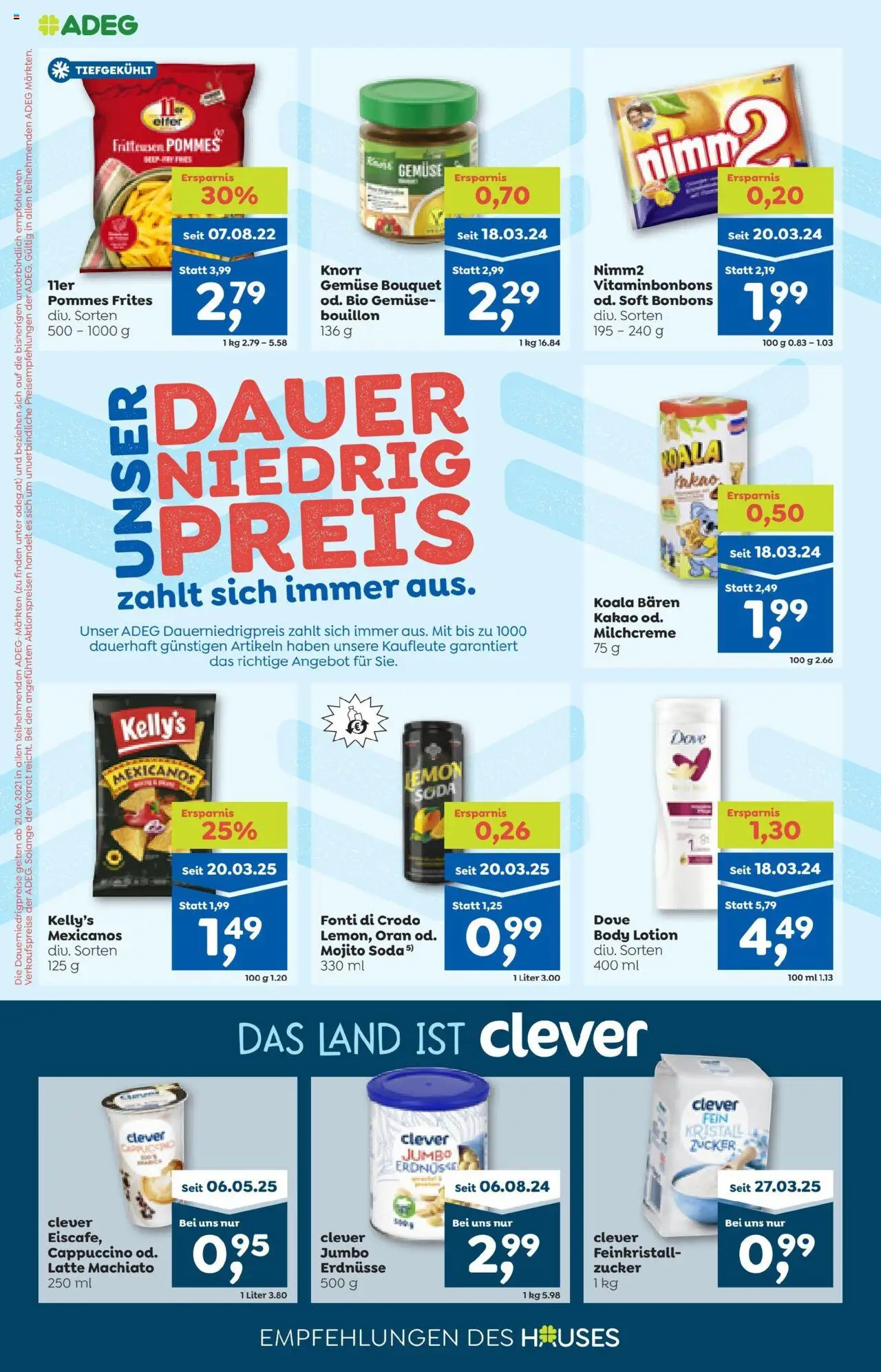 ADEG Flugblatt gültig ab 07.08.2025 | Seite: 10 | Produkte: Gemüse, Zucker, Папионка
