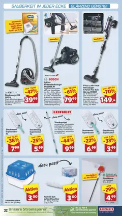 Famila Nordwest Prospekt 	 ab 08.02.2026 gültig | Seite: 34 | Produkte: Bosch, Staubsauger