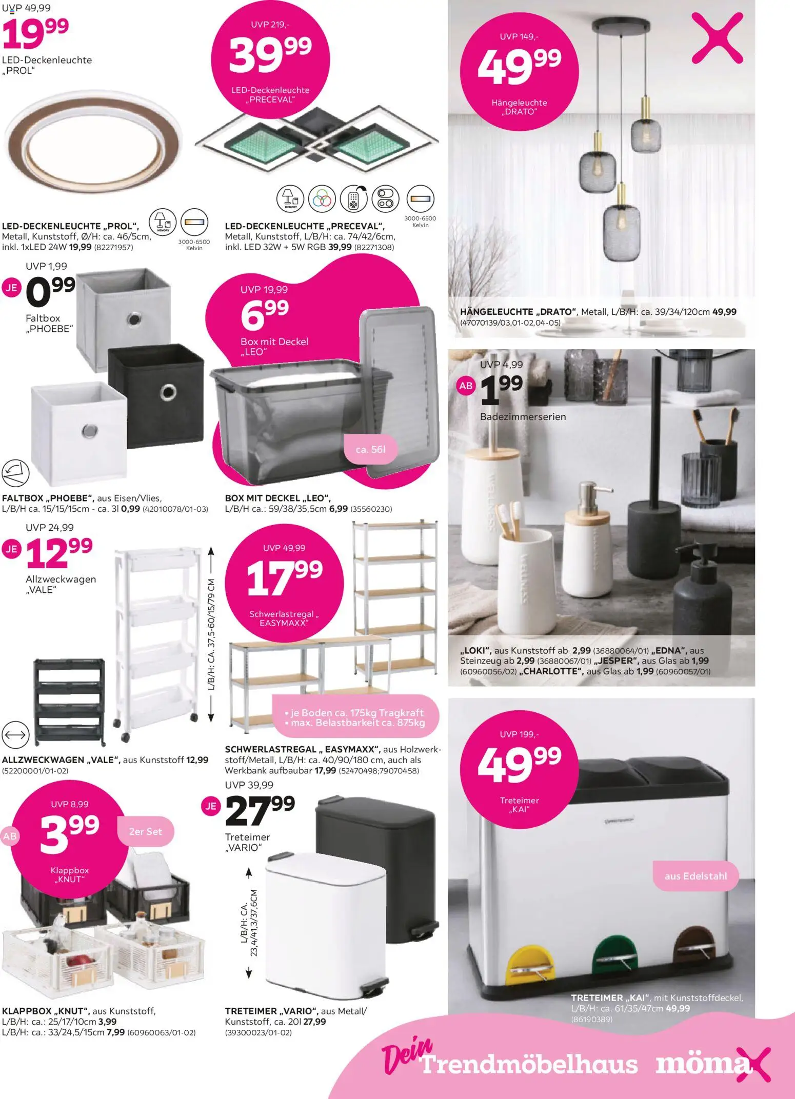 Mömax Prospekt 	 – gültig ab 09.03.2026 | Seite: 9 | Produkte: Box, Schwerlastregal