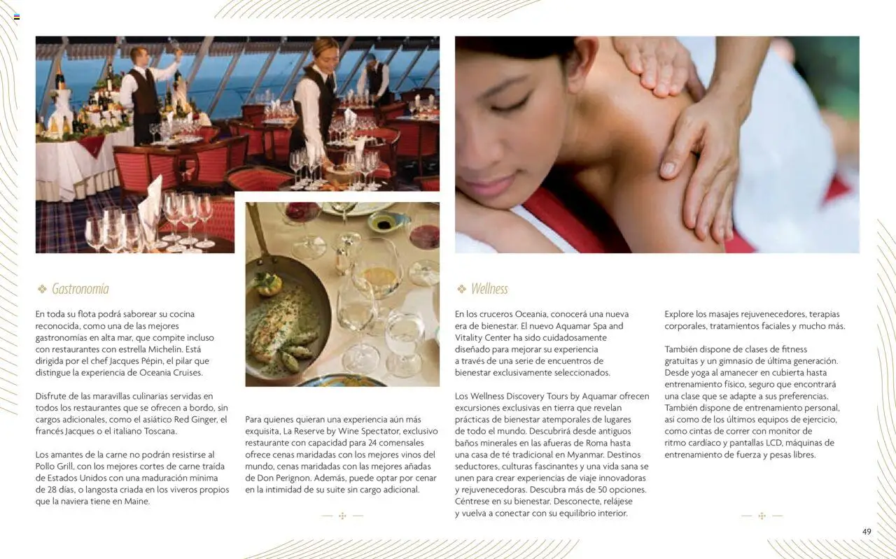 Viajes El Corte Inglés Cruceros de lujo │ válido desde el 01.01.2025 | Página: 50 | Productos: Té, Monitor, Cocina
