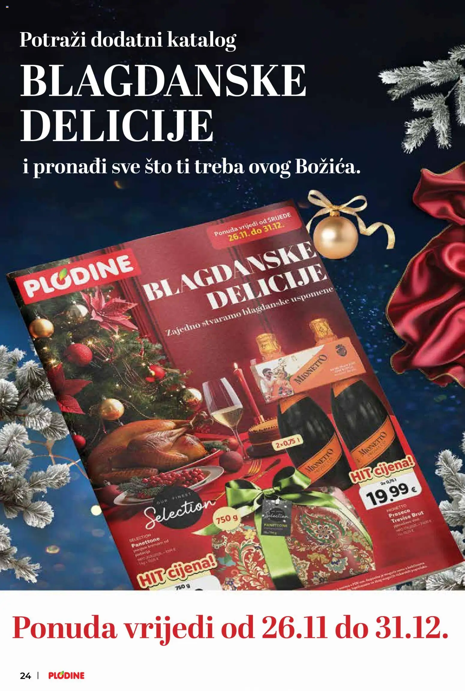 Plodine katalog | vrijedi od 26.11.2025 | Stranica: 24 | Proizvodi: Panettone