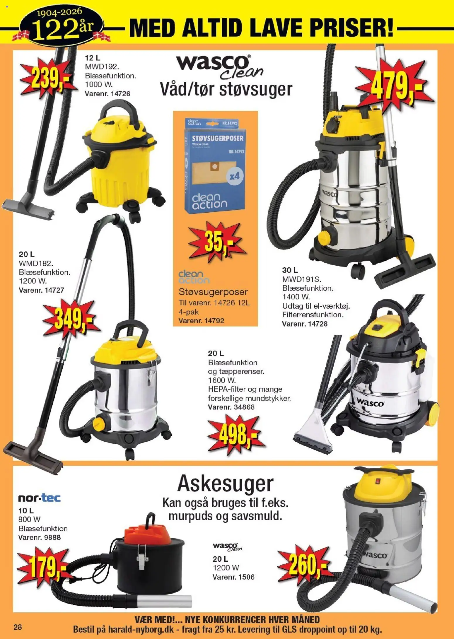 Harald Nyborg tilbudsavis – gyldig fra 29.01.2026 | Side: 32 | Produkter: Støvsuger