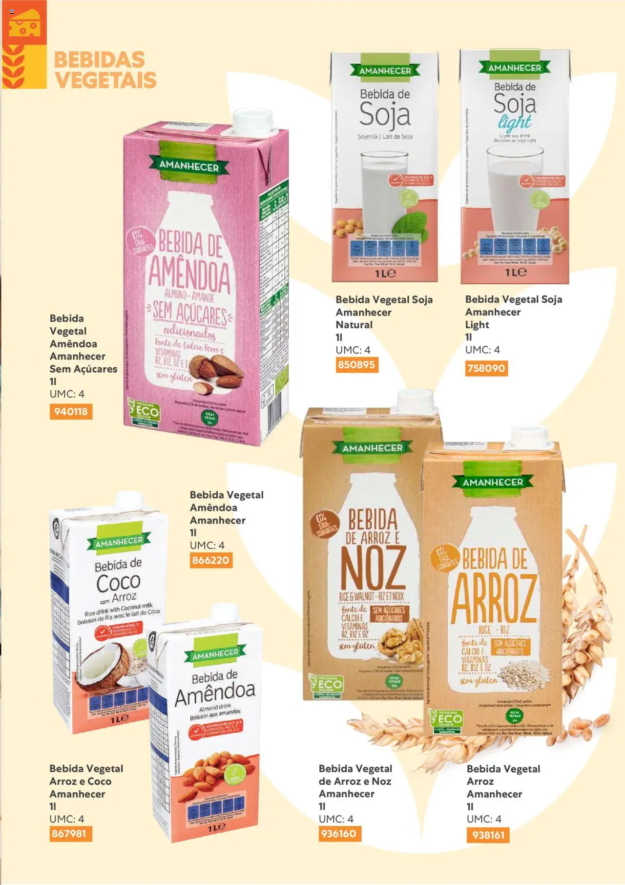 Recheio Alimentacao variada │ válido de 01.02.2024 | Página: 9 | Produtos: Cálcio, Arroz, Bebida