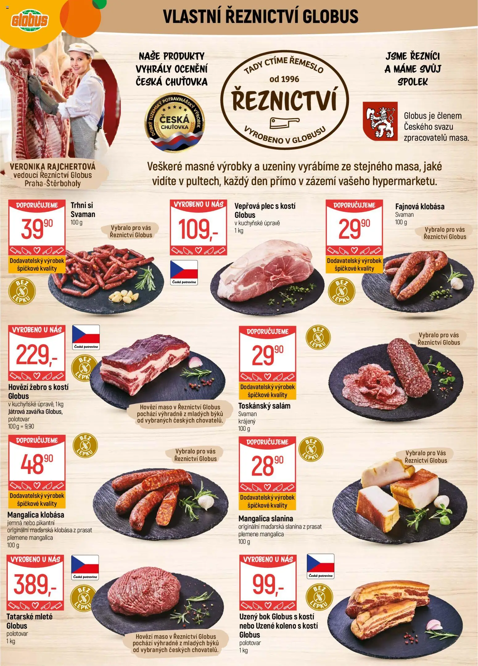 Globus leták - Praha-Štěrboholy od 27.12.2025 | Strana: 3 | Produkty: Hovězí, Hovězí maso, Klobása, Maso