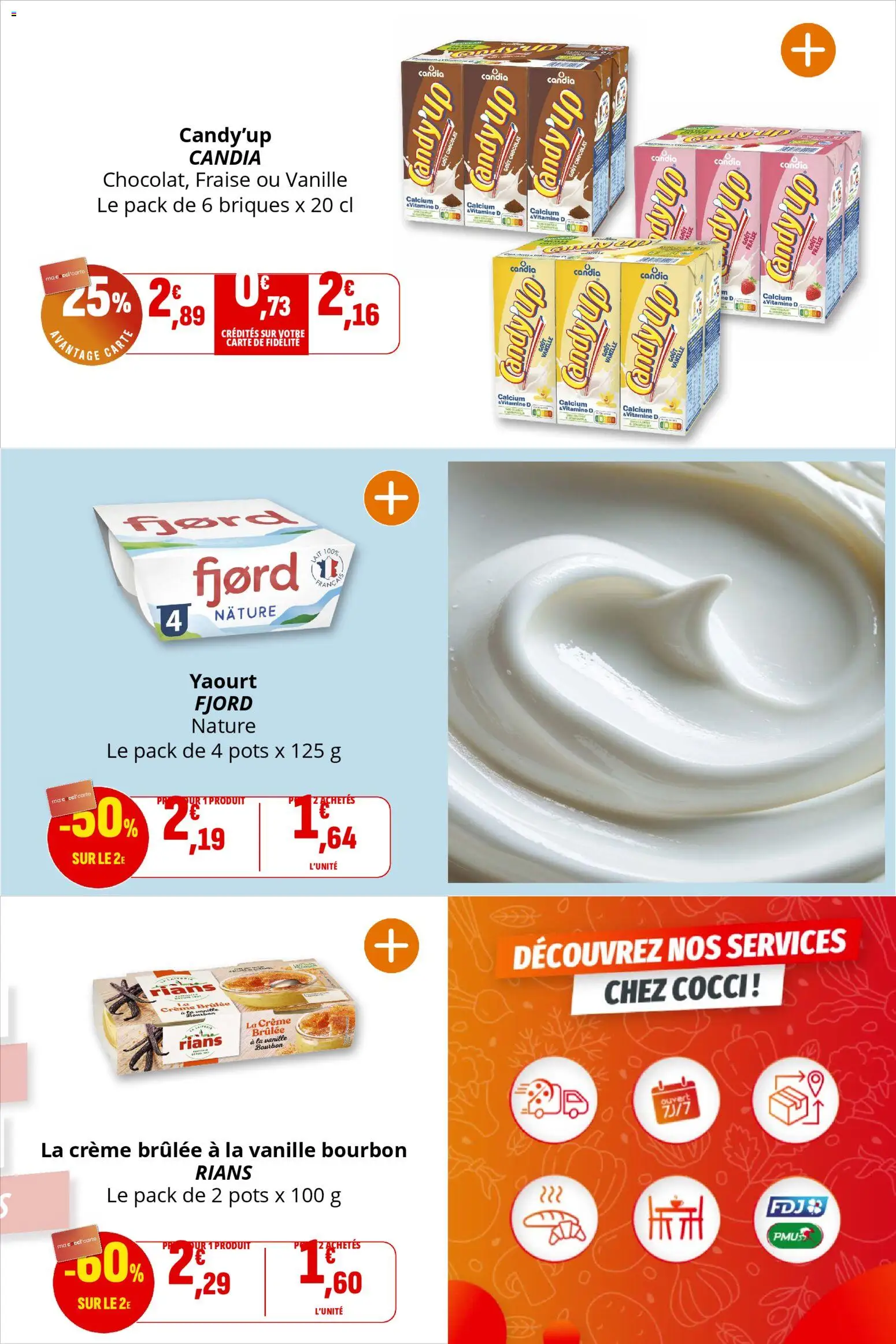 {H1} | Page: 14 | Produits: Fraise, Briques, Bourbon, Crème