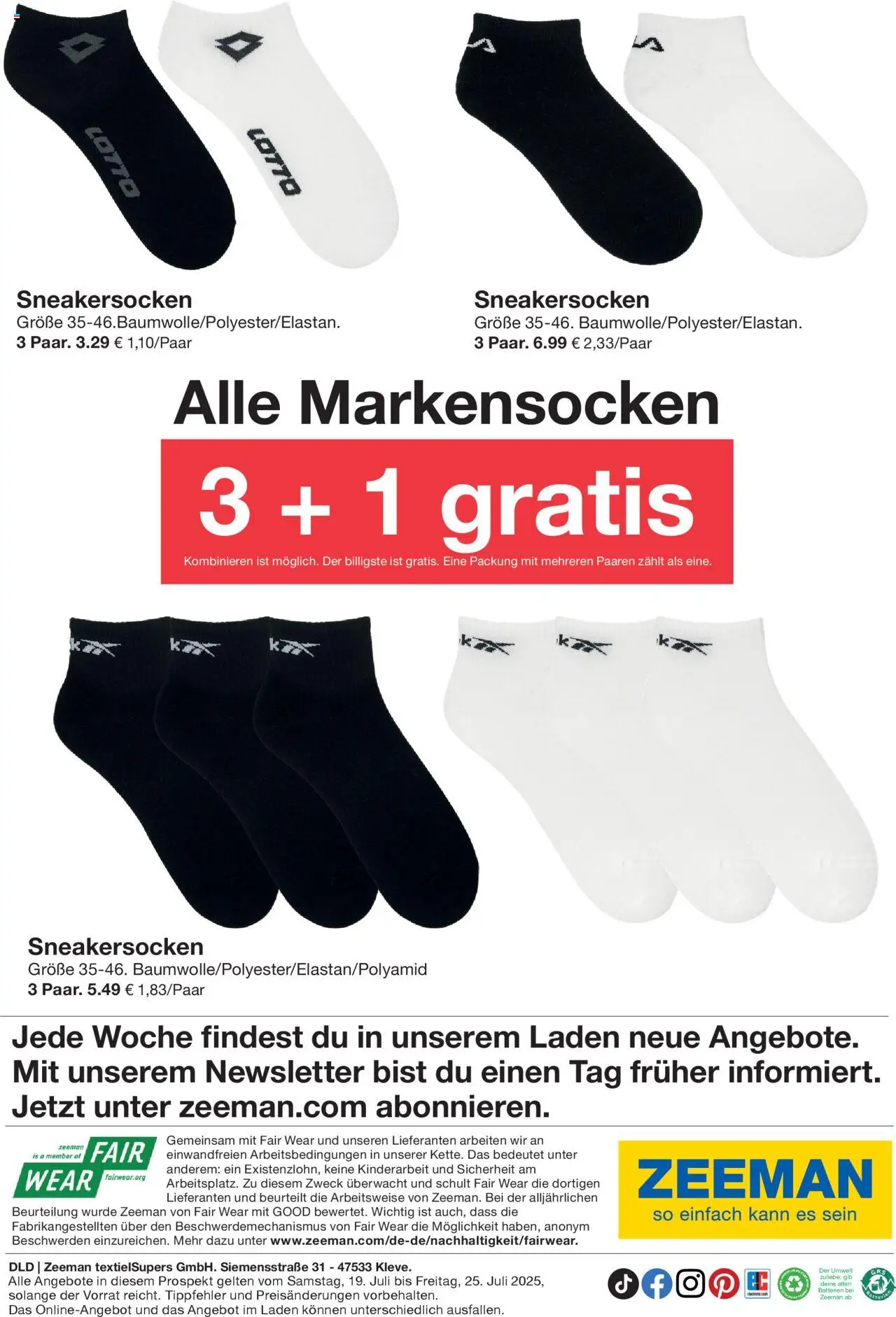 Zeeman Prospekt 	 - gültig ab dem 19.07.2025 | Seite: 18 | Produkte: Batterien