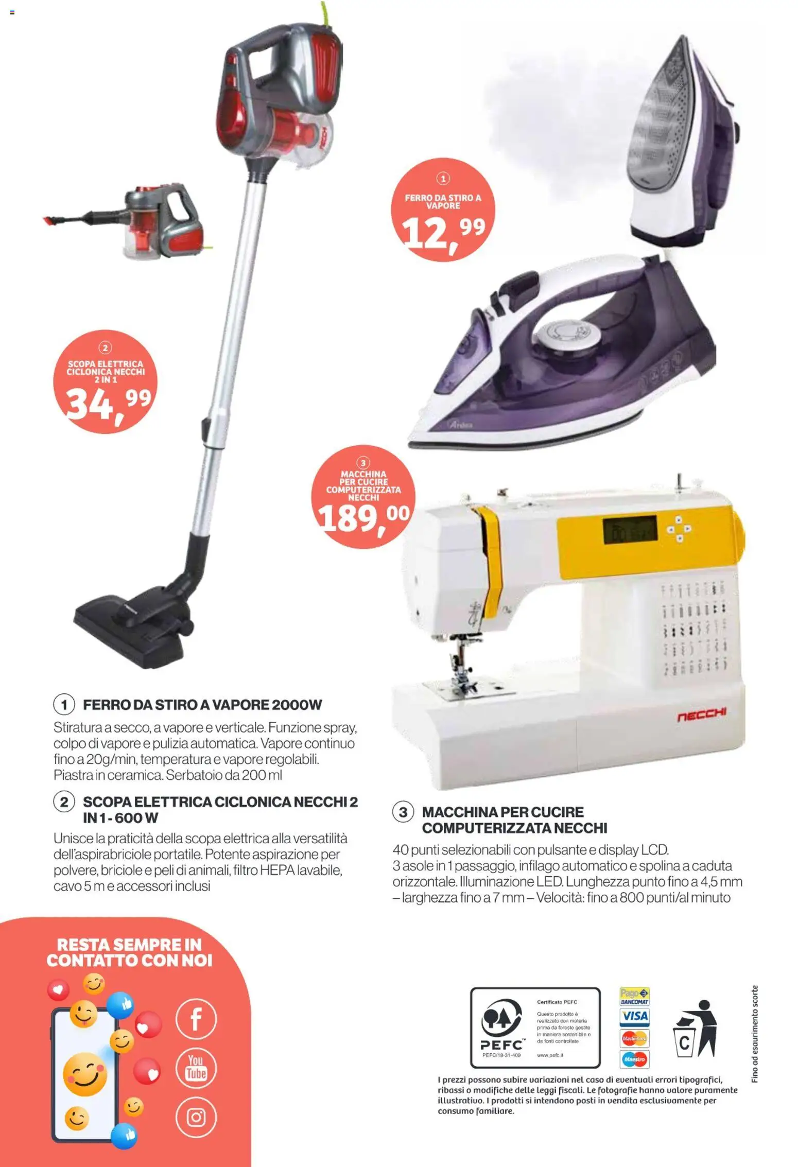 Volantino IN's del 18.03.2026 | Pagina: 16 | Prodotti: Scopa elettrica, Scopa, Cavo, Ferro da stiro