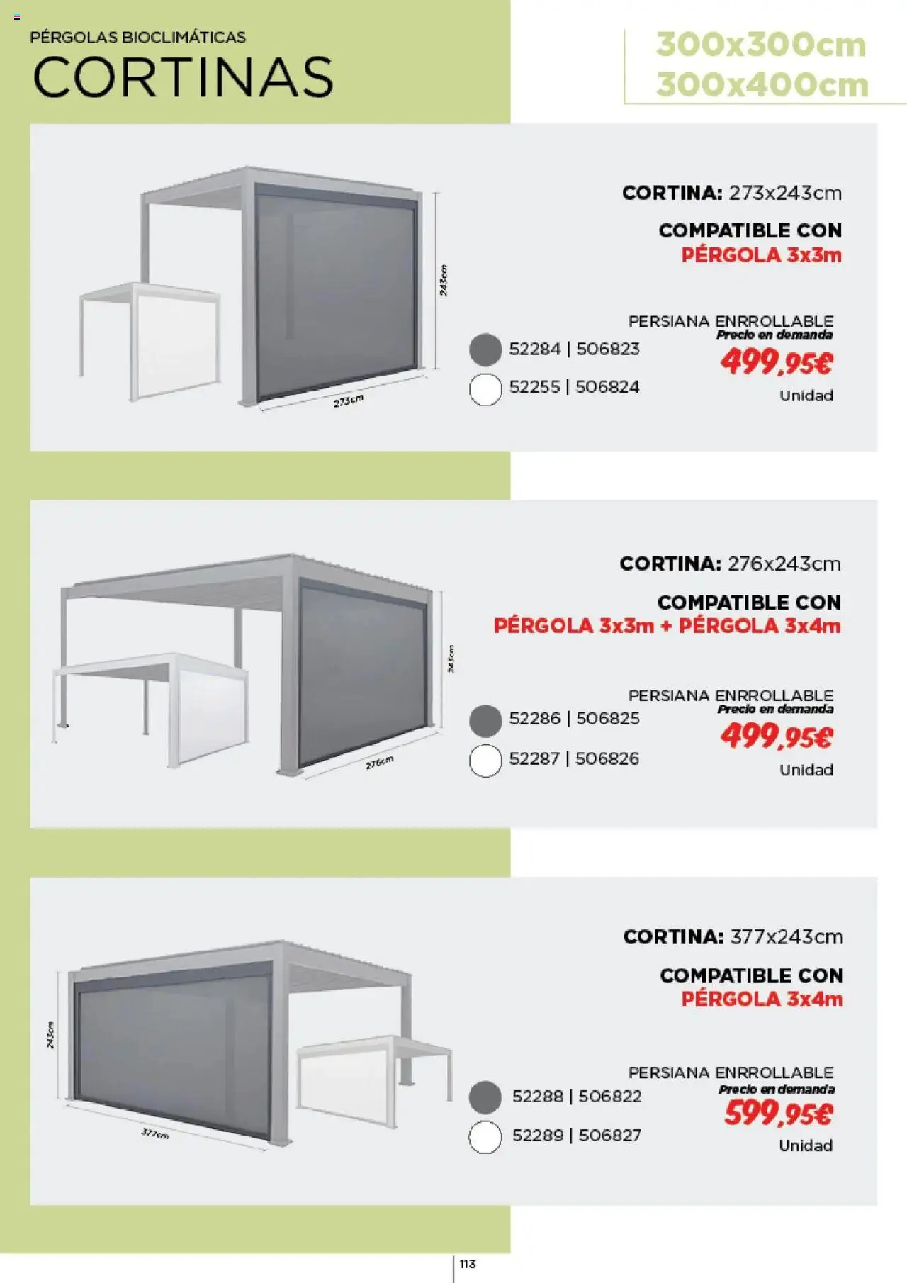 Espaço Casa - Catálogo AireLibre 2025 │ válido de 12.05.2025 | Página: 114 | Produtos: Cortina