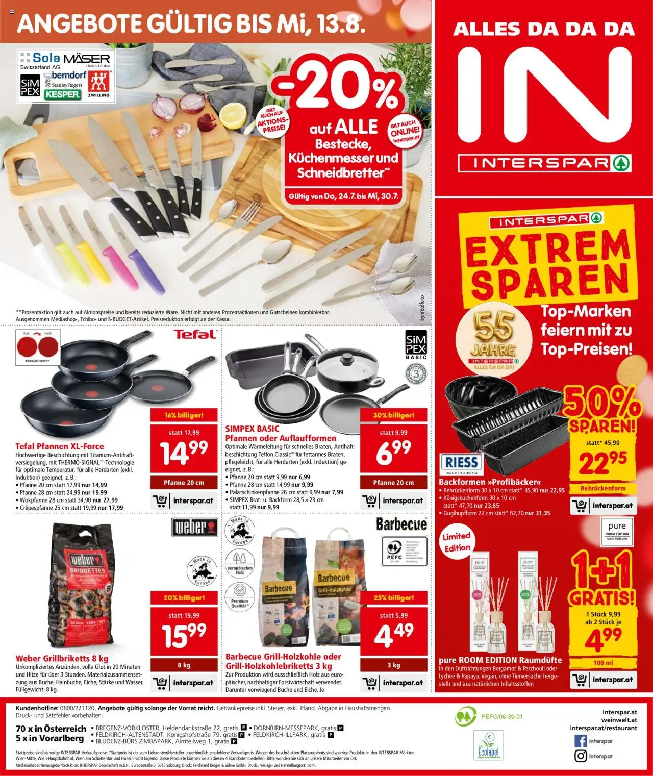Interspar Flugblatt - Vorarlberg gültig ab 24.07.2025 | Seite: 16