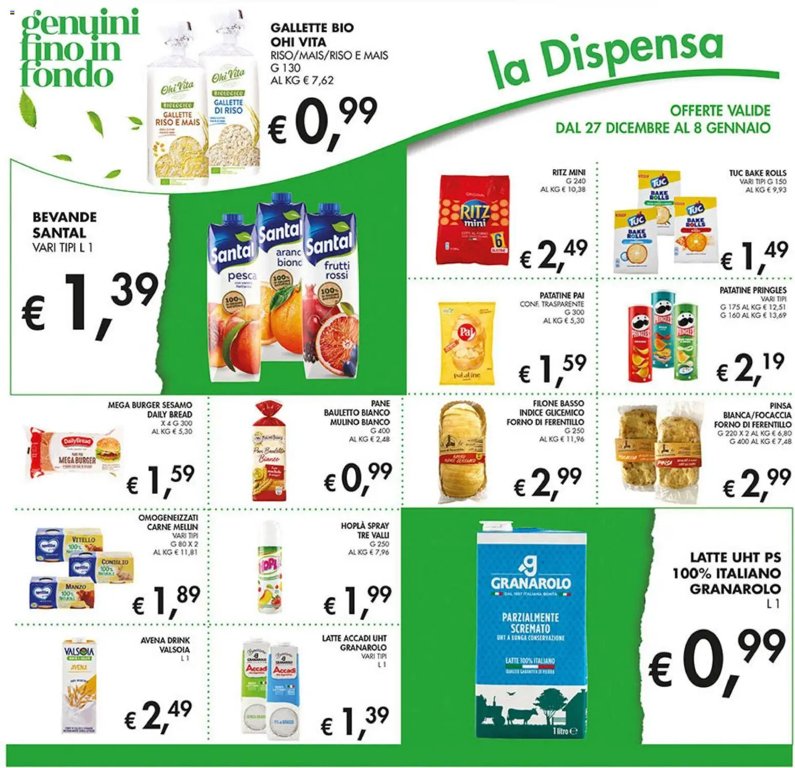 Volantino Coal del 27.12.2025 | Pagina: 16 | Prodotti: Pane, Pesca, Mais, Forno