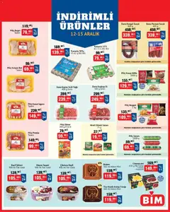 12.12.2025 tarihinden itibaren geçerli olan BİM kataloğu önizlemesi | Sayfa: 3 | Ürünler: Yumurta, Salam, Meyve, Pirzola