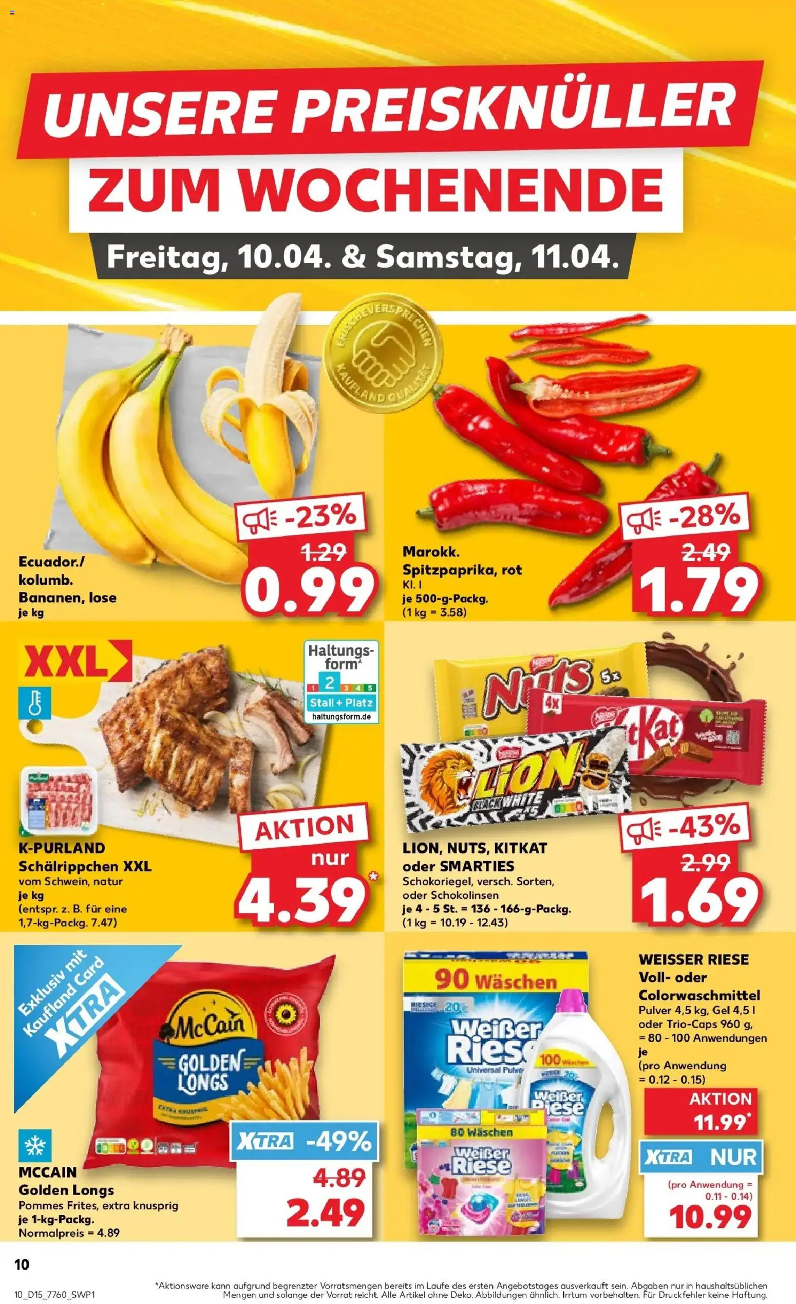 Kaufland Prospekt Eggenfelden	 – gültig ab 07.04.2026 | Seite: 22 | Produkte: Smarties, Pommes, McCain