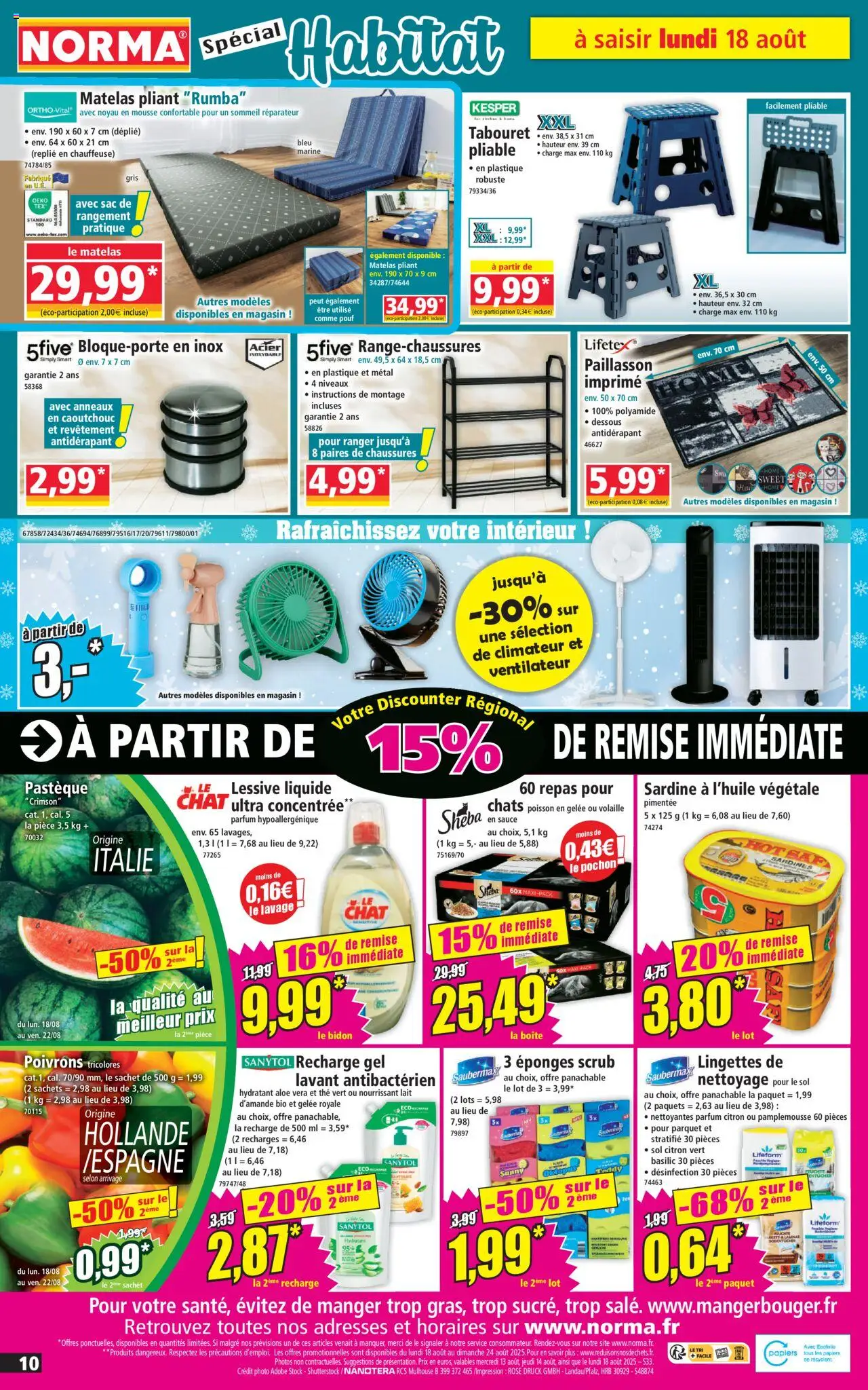  | Page: 10 | Produits: Pamplemousse, Pastèque, Thé, Gelée