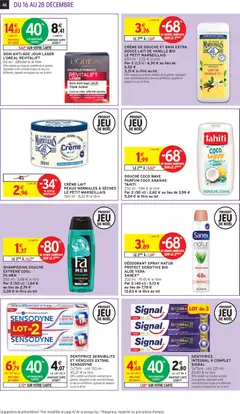 Intermarché - Prévisualisation de DENTIFRICE SENSIBILITE ET GENCIVES 2X75ML SENSODYNE, Dentifrice Sensibilité & Gencives 3x moins de plaque Menthe Douce valide à partir de 16.12.2025 | Page: 46 | Produits: Parfum, Déodorant, Douche, Crème