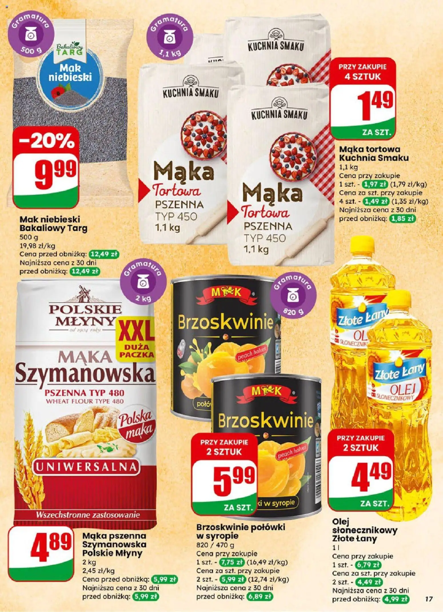 Dino Gazetka od 28.01.2026 | Strona: 17 | Produkty: Olej słonecznikowy, Słonecznik, Olej, Brzoskwinie