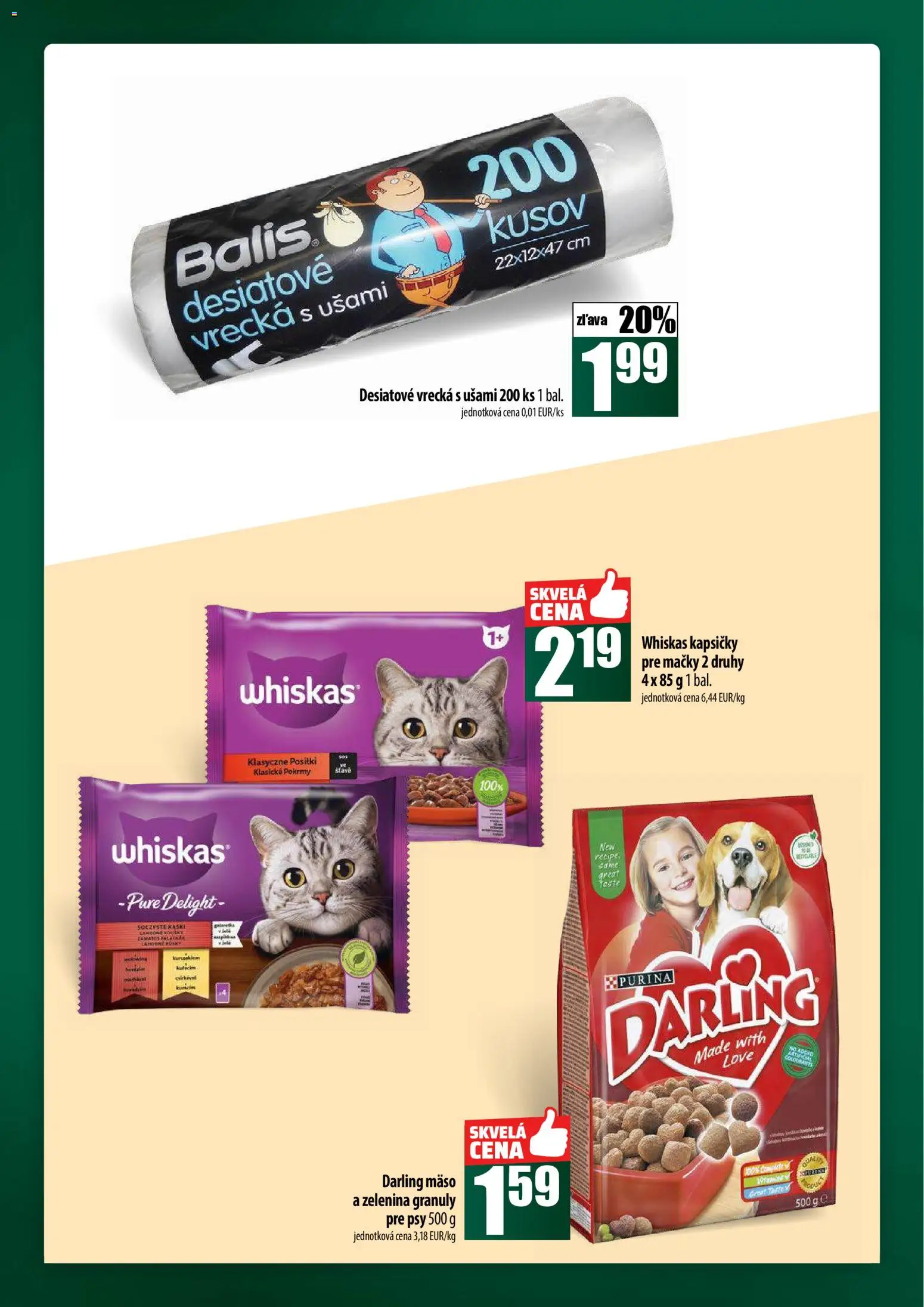 Nové COOP Jednota akcie – leták je platný od 23.10.2025 | Strana: 64 | Produkty: Whiskas