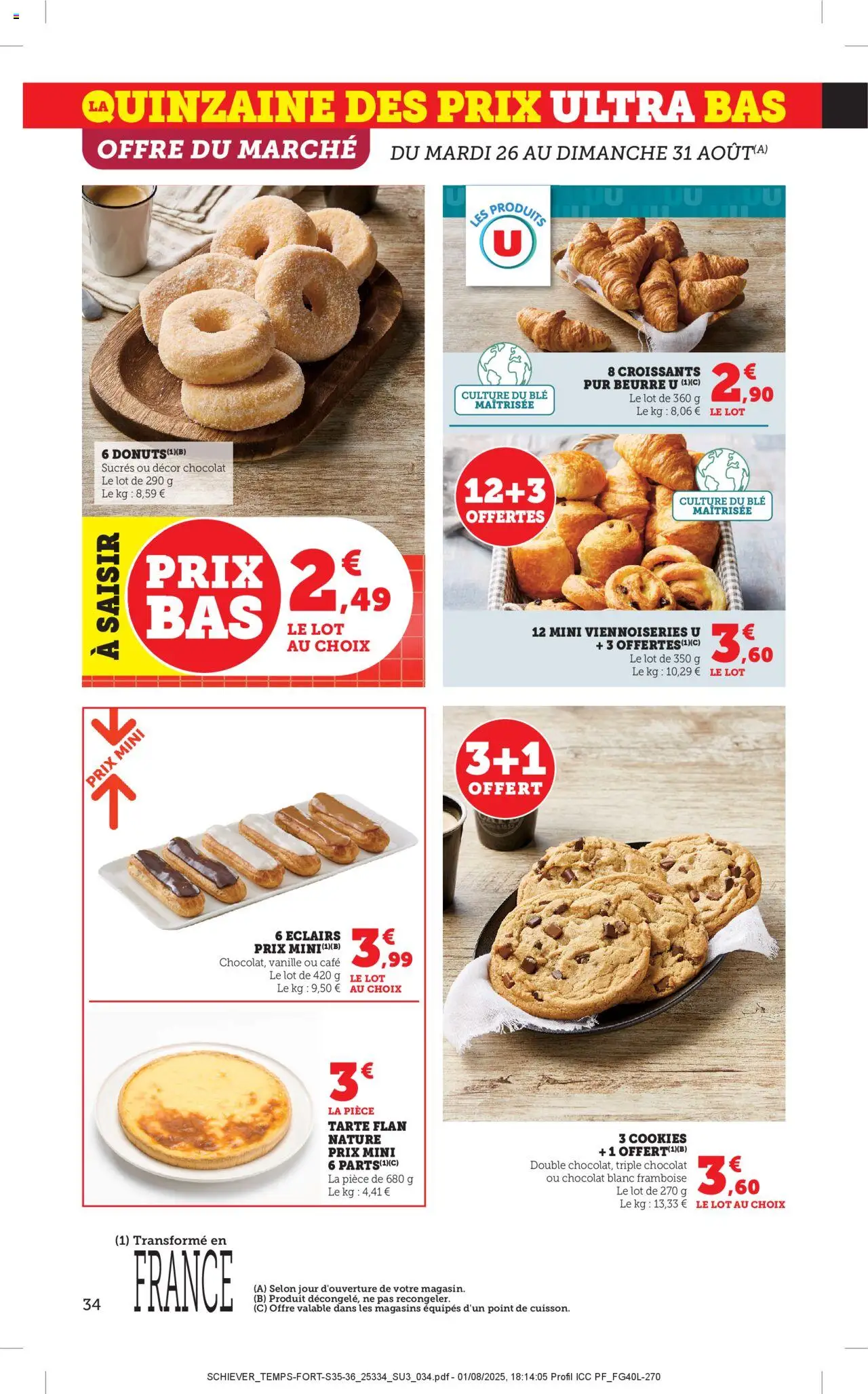  | Page: 34 | Produits: Framboise, Cookies, Viennoiseries, Café