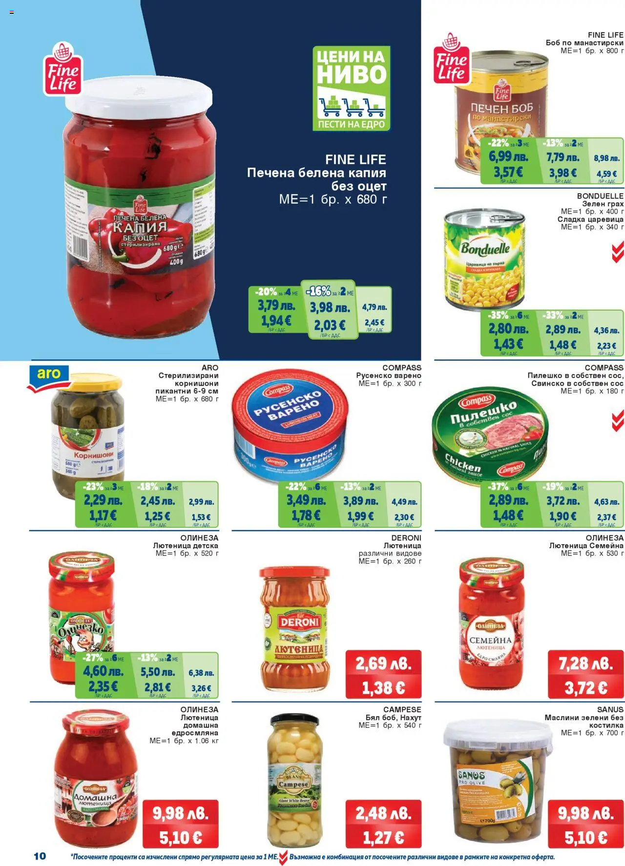  | Страница: 10 | Продукти: Сос, Лютеница, Пилешко, Русенско варено