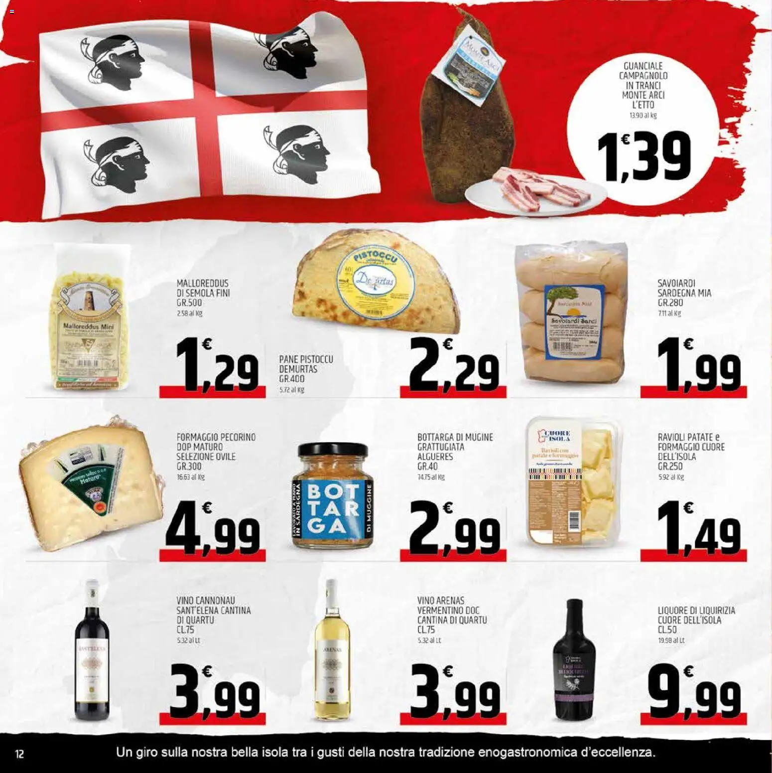 Volantino ARD Discount del 23.02.2026 | Pagina: 12 | Prodotti: Pane, Ravioli, Savoiardi, Guanciale