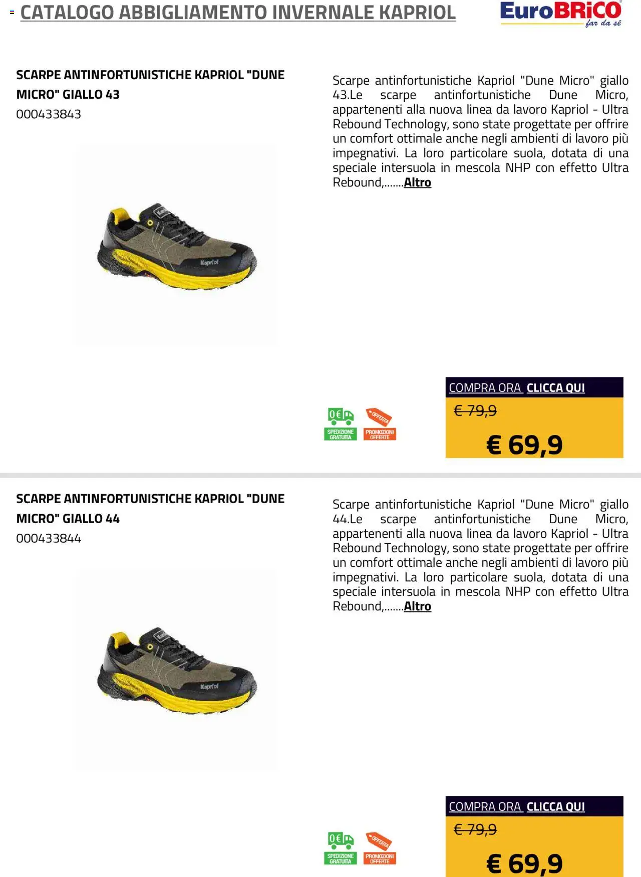 Volantino Eurobrico del 23.07.2025 | Pagina: 30 | Prodotti: Scarpe