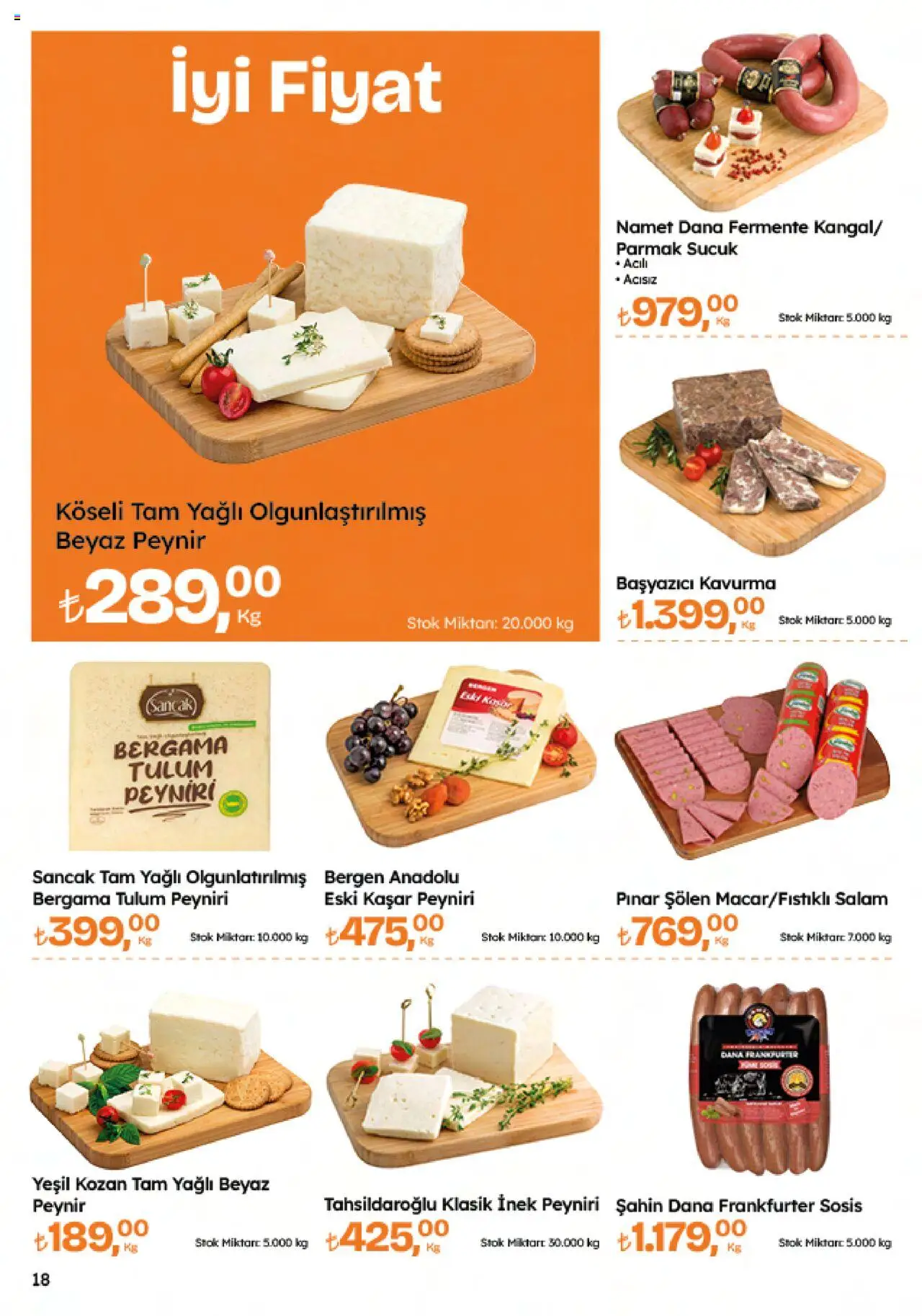 Migros Katalog - Migroskop - 25.09.2025 tarihinden itibaren geçerlidir | Sayfa: 18 | Ürünler: Peynir, Tulum, Sosis, Sucuk