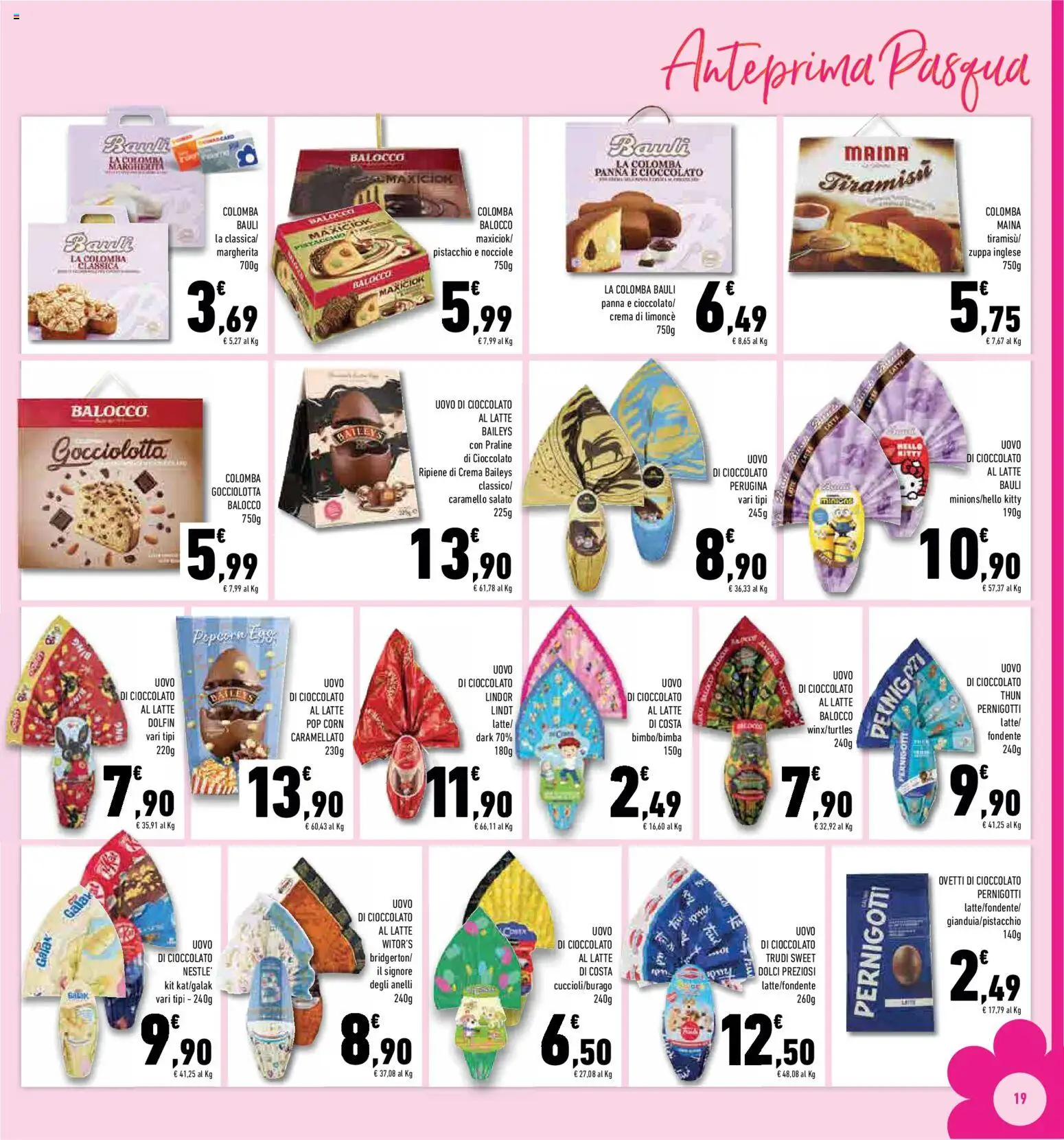 Volantino Conad del 11.03.2026 | Pagina: 19 | Prodotti: Crema, Panna, Nocciole, Pop corn