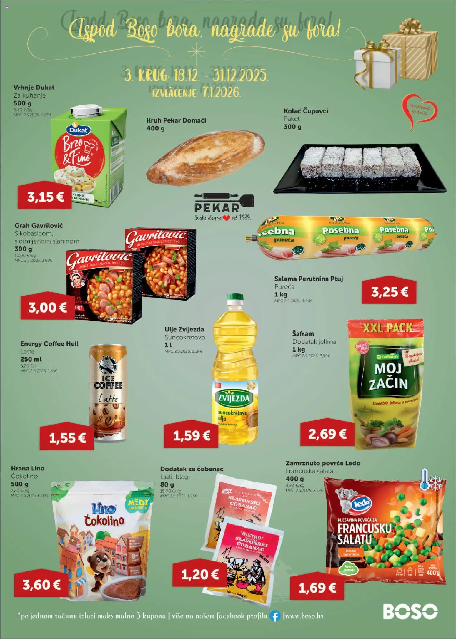 Boso katalog | vrijedi od 22.12.2025 | Stranica: 18 | Proizvodi: Hell, Ledo, Salata, Perutnina Ptuj