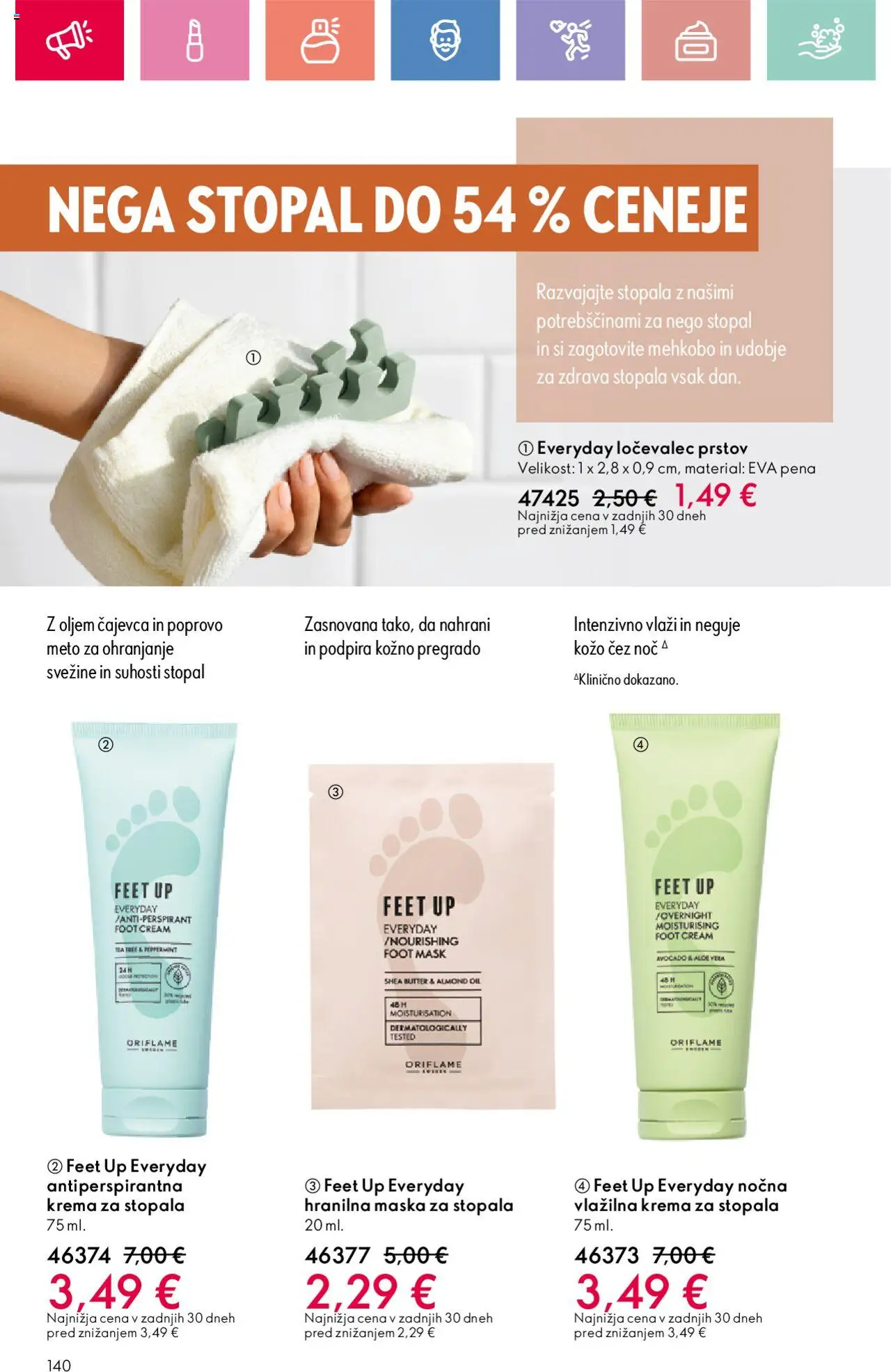 Oriflame katalog 12 │ velja od 24.08.2025 | Stran: 140 | Izdelki: Krema, Maska, Antiperspirant