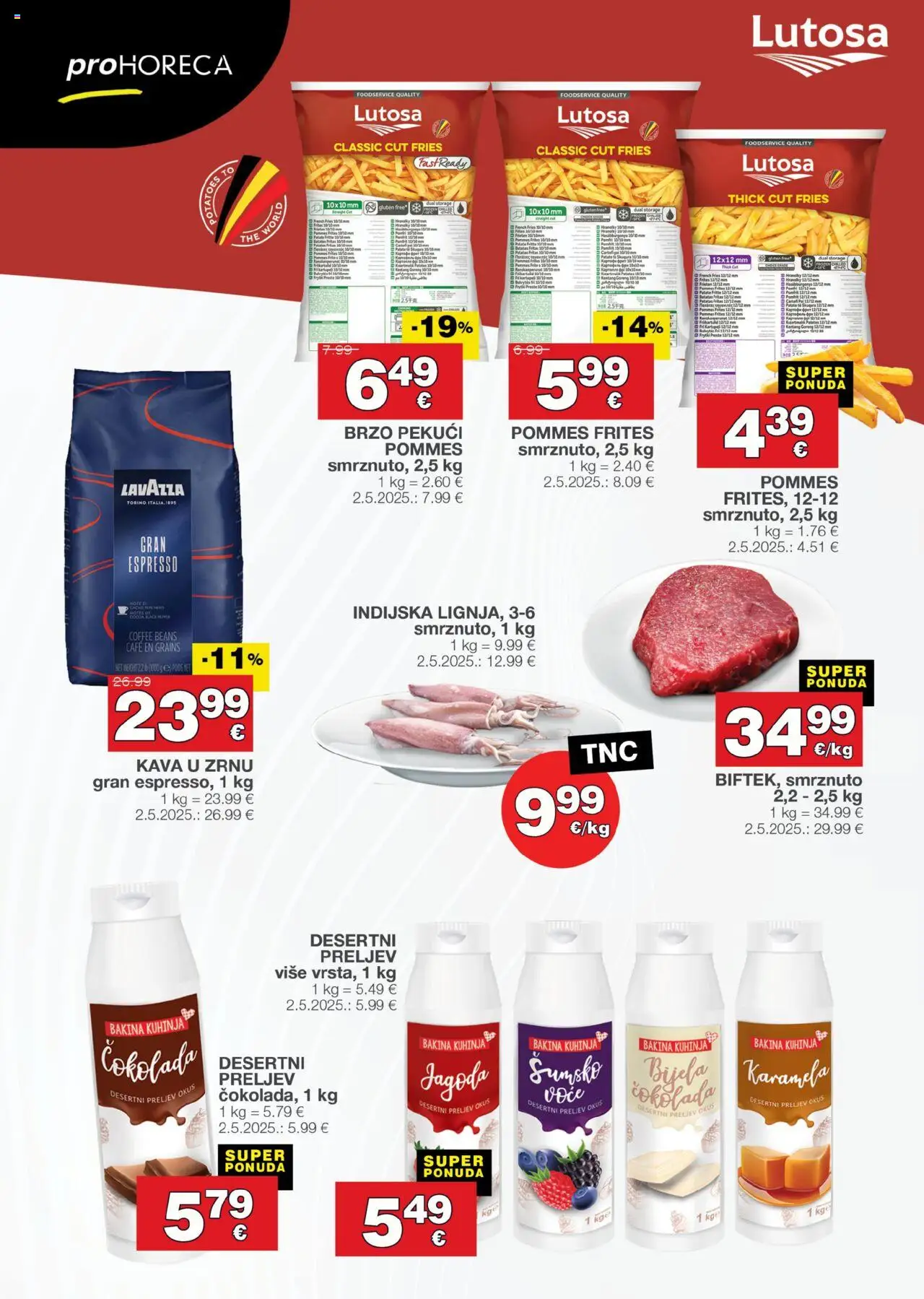 Stanić Diskont katalog | vrijedi od 07.08.2025 | Stranica: 14 | Proizvodi: Pommes frites, Čokolada, Kuhinja, Karamela