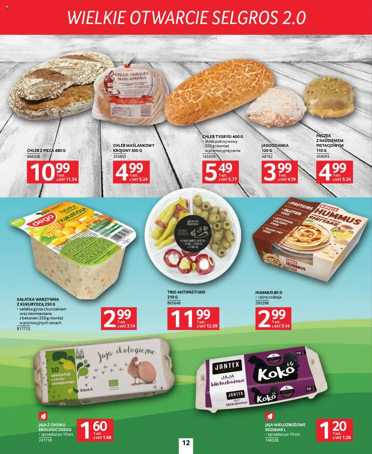 Selgros cash&carry Gazetka - Poznań markowe produkty od 09.10.2025 | Strona: 12 | Produkty: Pietruszka, Kukurydza, Hummus, Sałatka
