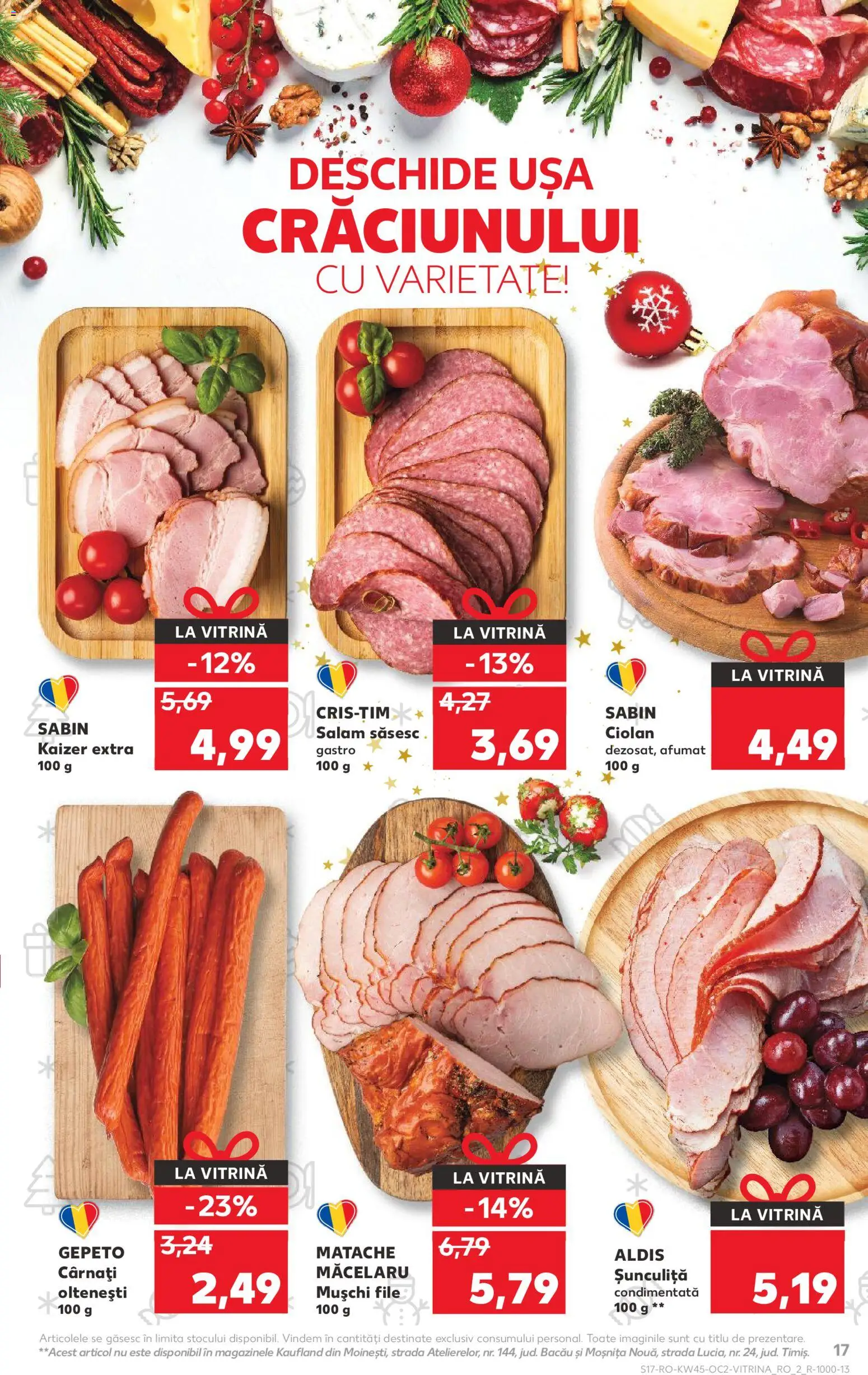 Kaufland RO akciós ujság - amely érvényes a következő dátumtól: 05.11.2025 | Oldal: 17