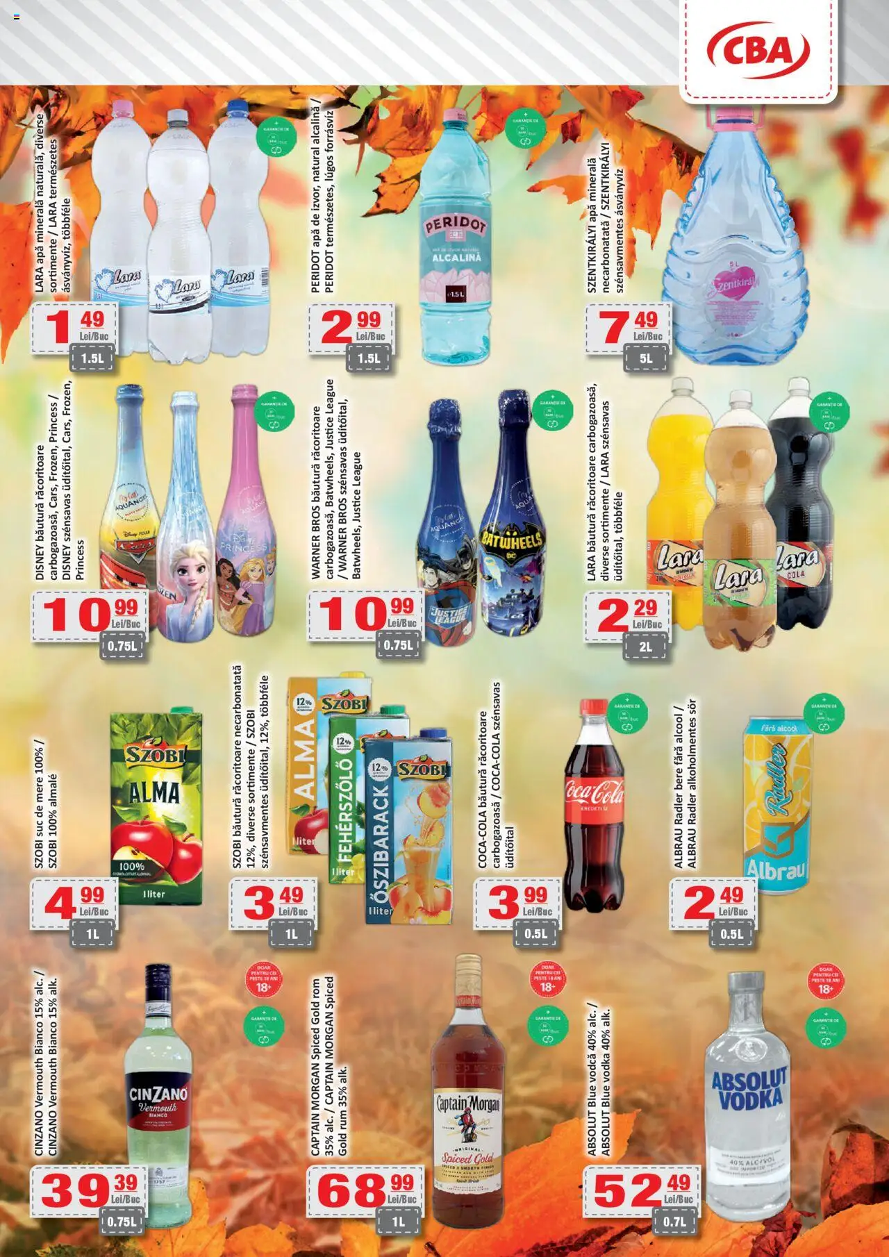 Noul catalog CBA – valabil de la 10.10.2025 | Pagină: 8 | Produse: Yazı tahtası kalemi, Amerikan servis, Bere, Rom