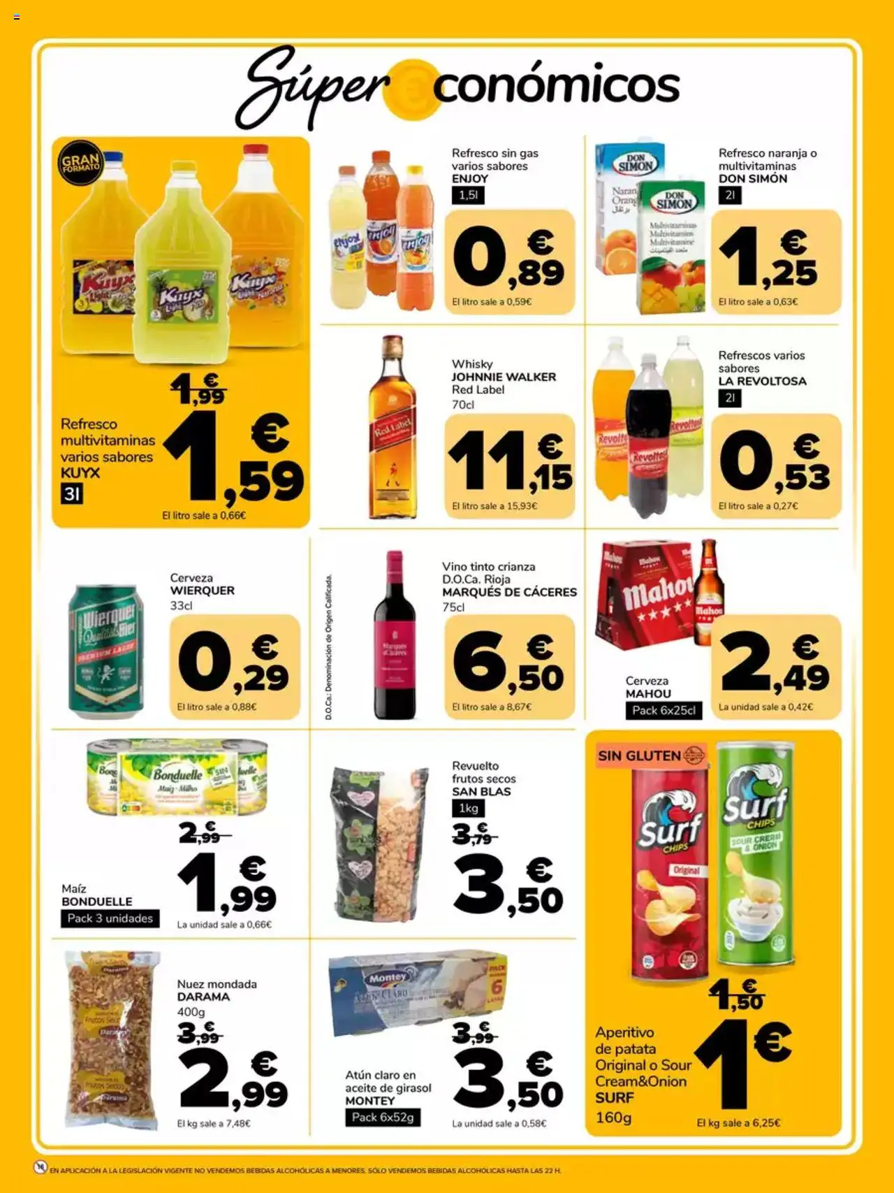 Supeco folleto │ válido desde el 18.09.2025 | Página: 6 | Productos: Vino, Frutos secos, Whisky, Atún claro