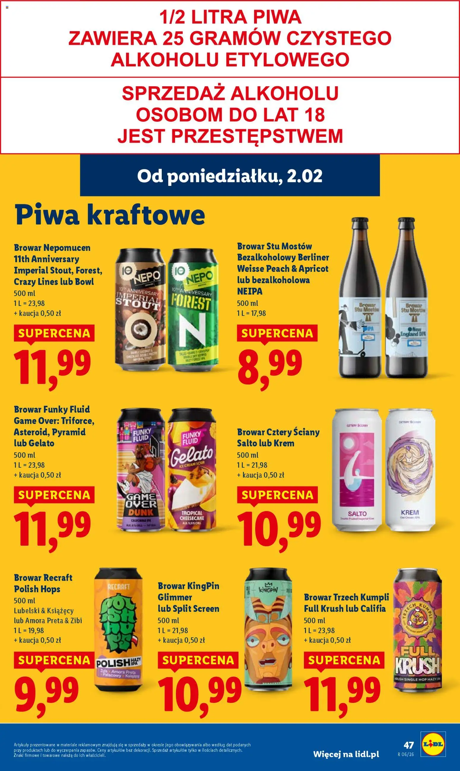 Lidl Gazetka od 02.02.2026 | Strona: 47 | Produkty: Krem