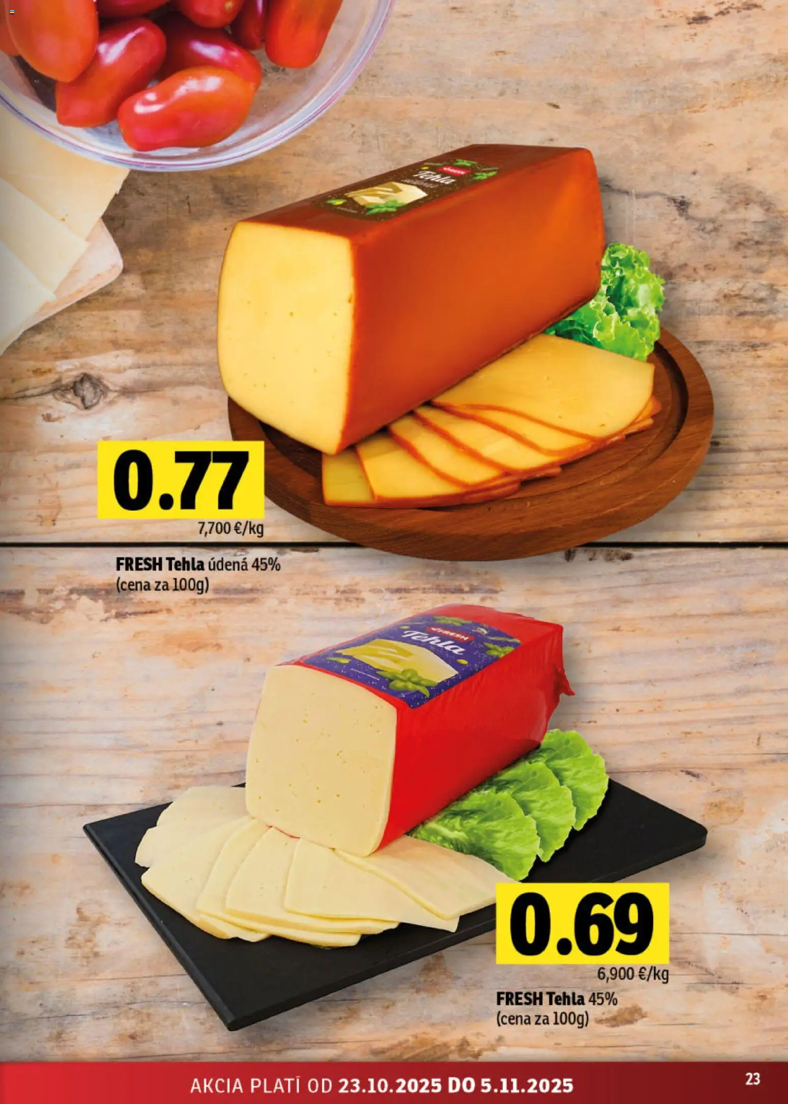 Nové Fresh akcie – leták je platný od 23.10.2025 | Strana: 23