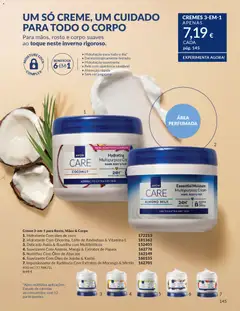 Pré-visualização Catálogo Avon Campanha 3 válido de 01.03.2026 | Página: 163 | Produtos: Amêndoas, Leite, Óleo, Abacate