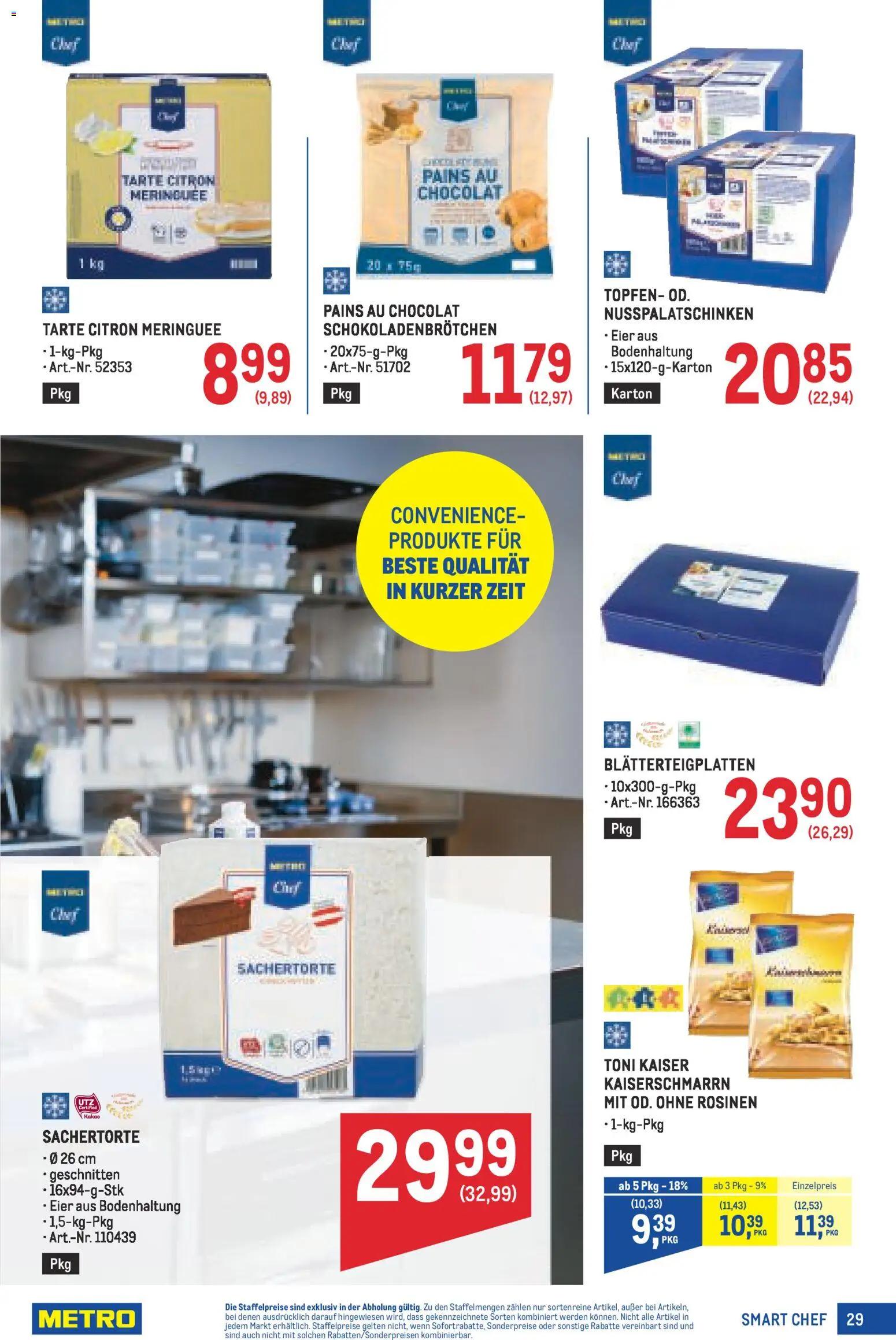 Metro angebote Profi gültig ab 30.04.2026 | Seite: 29 | Produkte: Rosinen, Eier