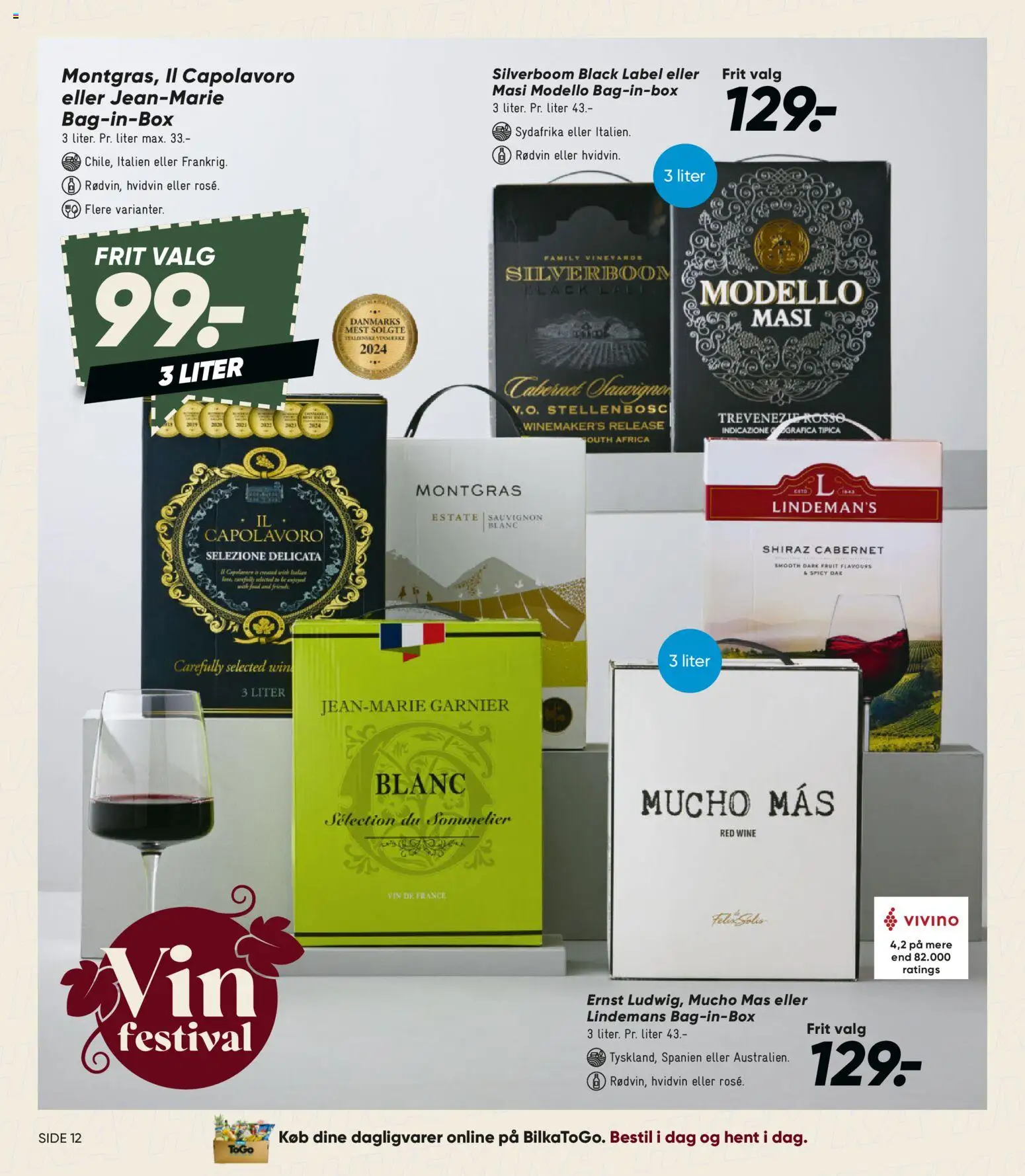 Bilka tilbudsavis – gyldig fra 24.04.2026 | Side: 12 | Produkter: Vin
