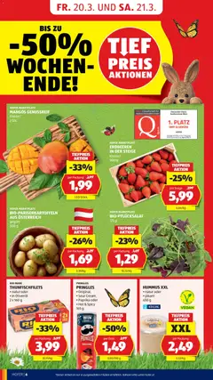 Hofer Flugblatt ab 23.03.2026 gültig | Seite: 8 | Produkte: Erdbeeren, Gemüse, Obst