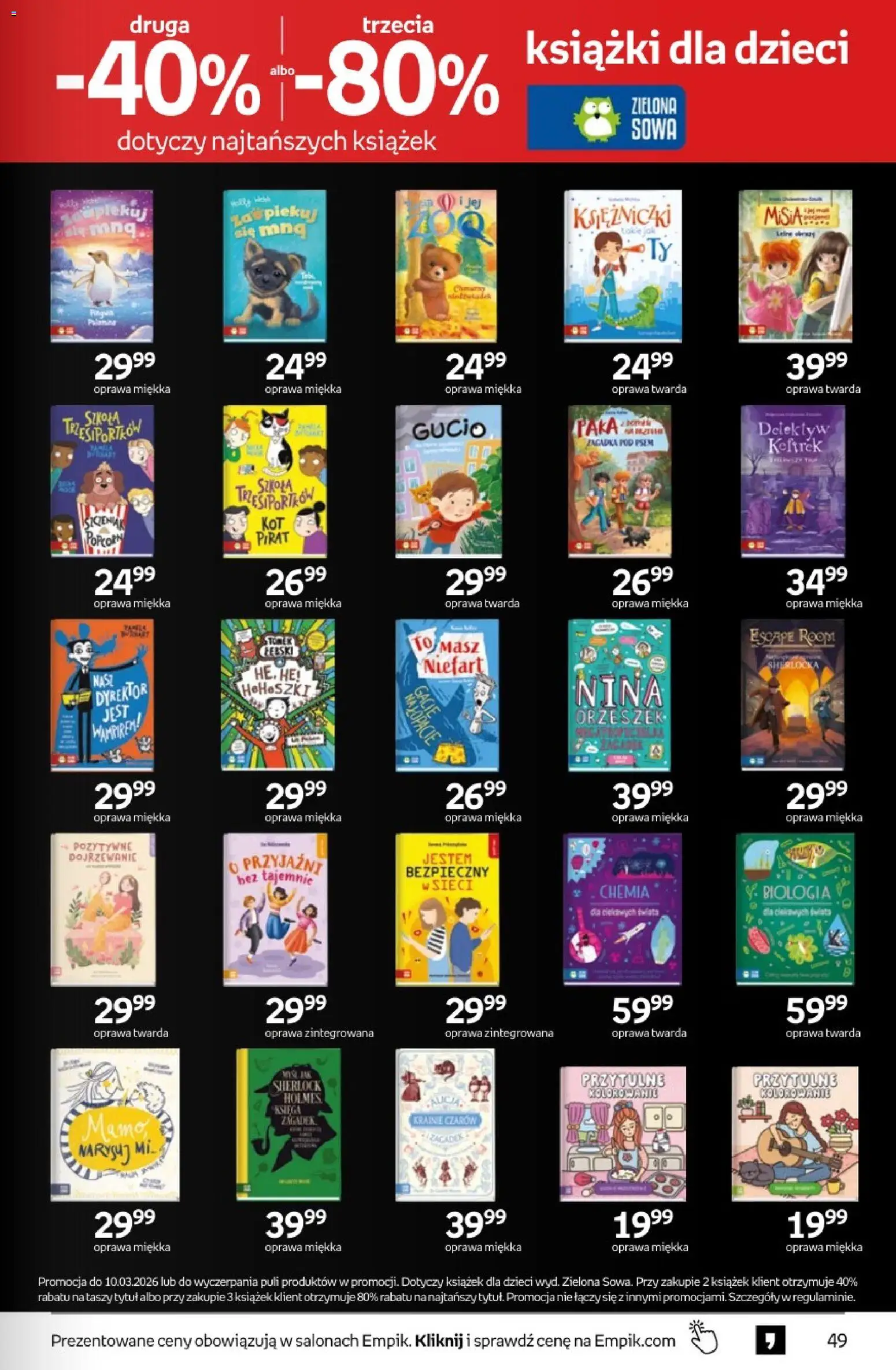 Empik promocje - Tom kultury Książki od 25.02.2026 | Strona: 49 | Produkty: Książki, Popcorn