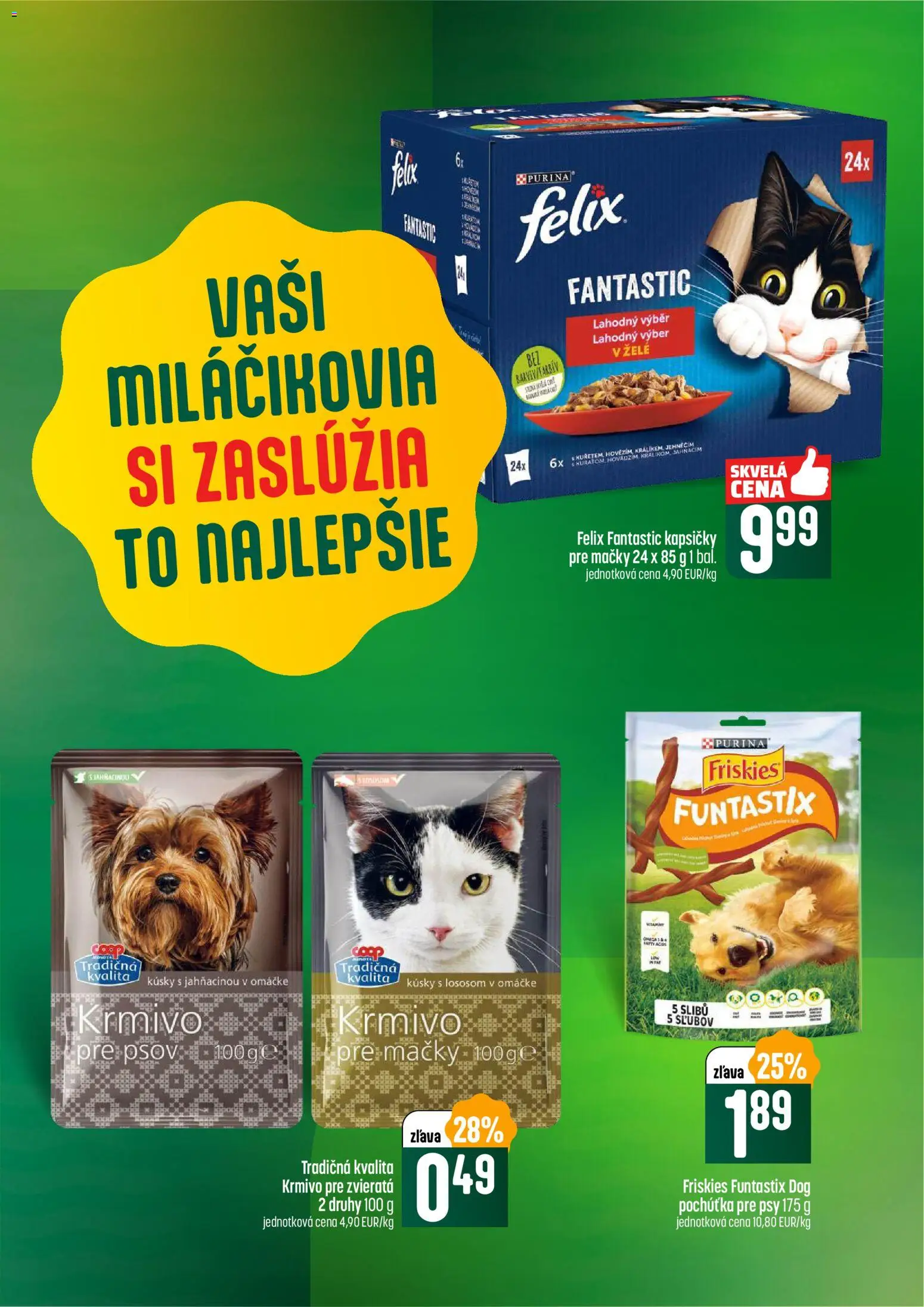 Nové COOP Jednota akcie – leták je platný od 08.01.2026 | Strana: 57 | Produkty: Felix, Friskies
