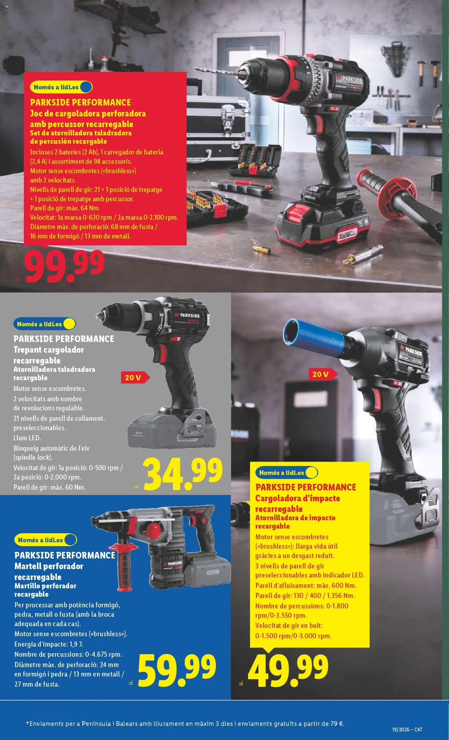 Lidl folleto de bazar │ válido desde el 04.05.2026 | Página: 3 | Productos: Batería