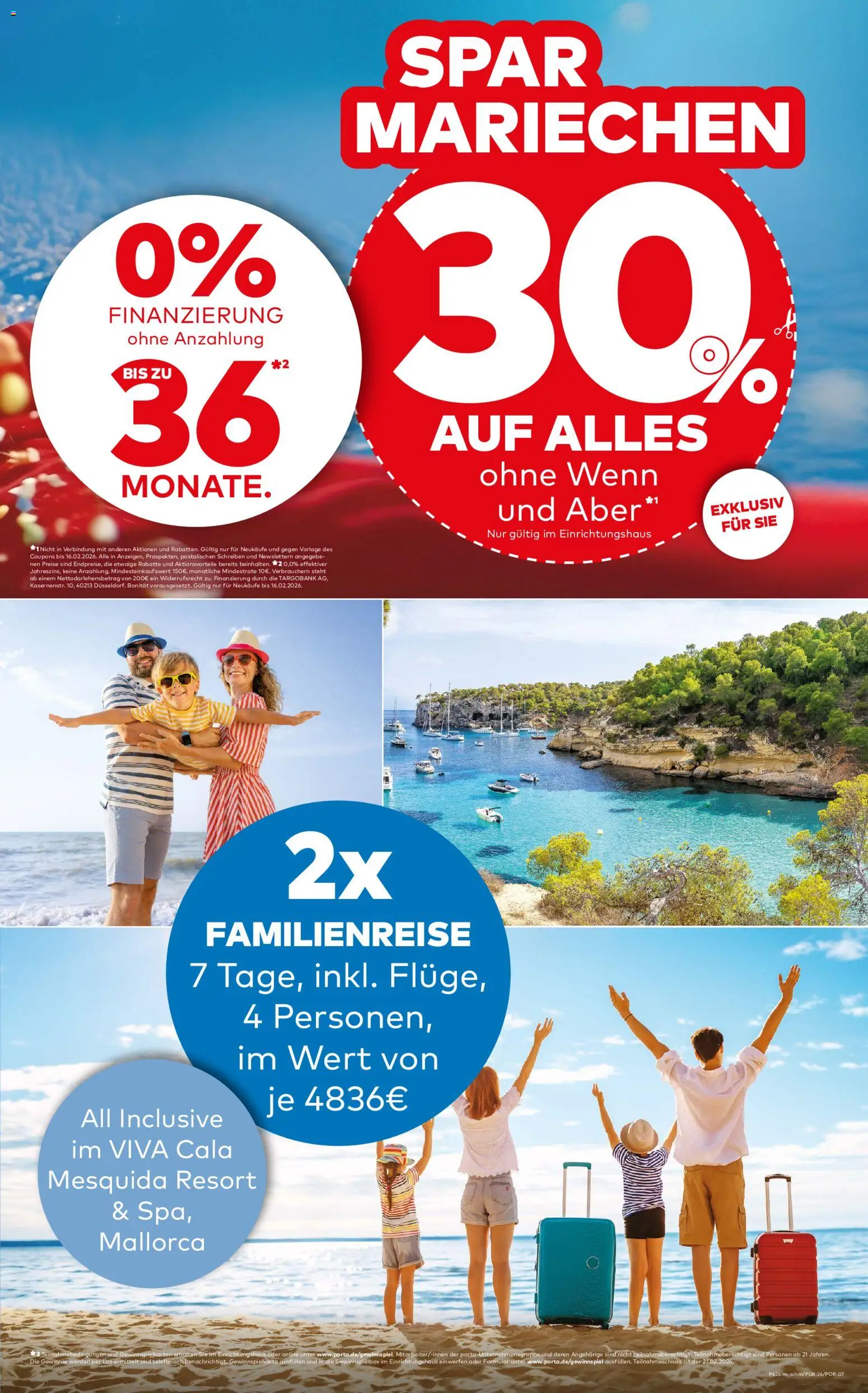 Porta! Das Spar-Mariechen präsentiert: 30% auf ALLES + riesiges Gewinnspiel - Aachen – gültig ab 12.02.2026 | Seite: 3