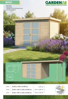 Hubo - Tuinhuis catalogus - Voorbeeld van een folder van Hubo, geldig van 23.02.2026 | Pagina: 4 | Producten: Nice