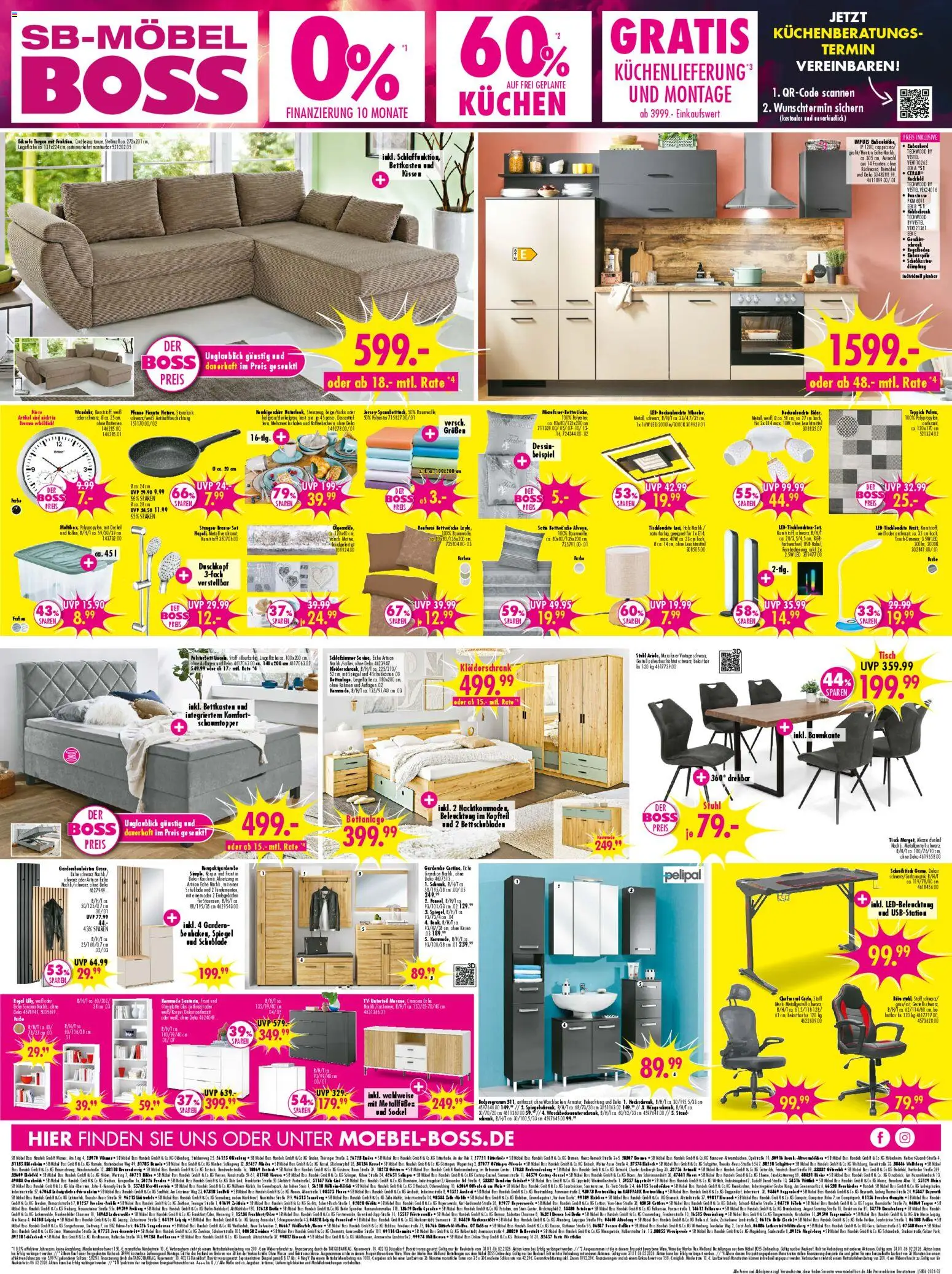 SB Möbel Boss Standard ohne Zwickau – gültig ab 31.01.2026 | Seite: 2 | Produkte: Top, USB, Batterien, Liege