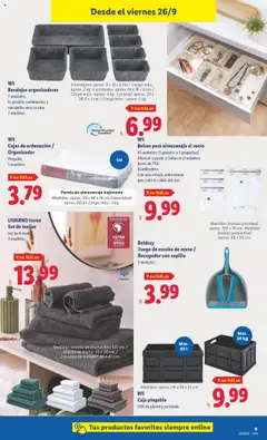 W5 Bolsas para almacenaje al vacío, 10 unidades (5 grandes y 5 pequeñas). Ahorran espacio y reducen el volumen hasta un 75%. Reutilizables. Con una válvula antirretorno que evita la salida del aire. Medidas (bolsas grandes): aprox. 130 x 74 cm. Medidas (bolsas pequeñas): aprox. 86 x 50 cm. │ válido desde el 22.09.2025 | Página: 23