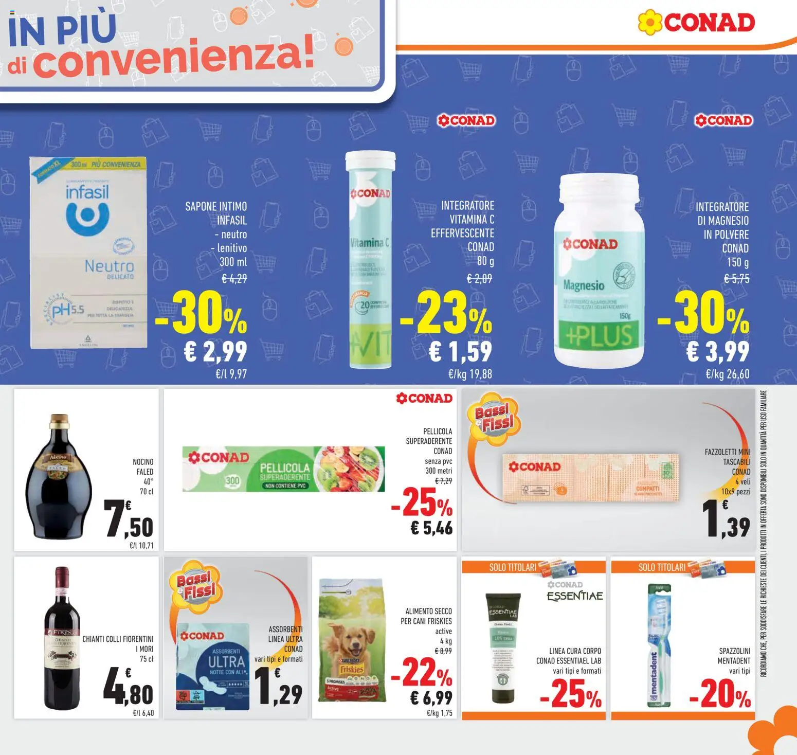 Volantino Conad del 14.01.2026 | Pagina: 17 | Prodotti: Sapone, Fazzoletti, Intimo, Pellicola