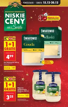 Pogląd oferty "Majonez delikatesowy Madero, 400 ml, Delikatesowy majonez" - ważna od 15.12.2025 | Strona: 10 | Produkty: Karta, Mleko, Ser, Majonez