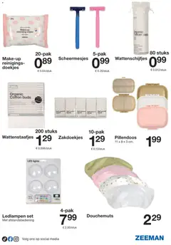 Zeeman folder - Voorbeeld van een folder van Zeeman, geldig van 25.10.2025 | Pagina: 21 | Producten: Pads